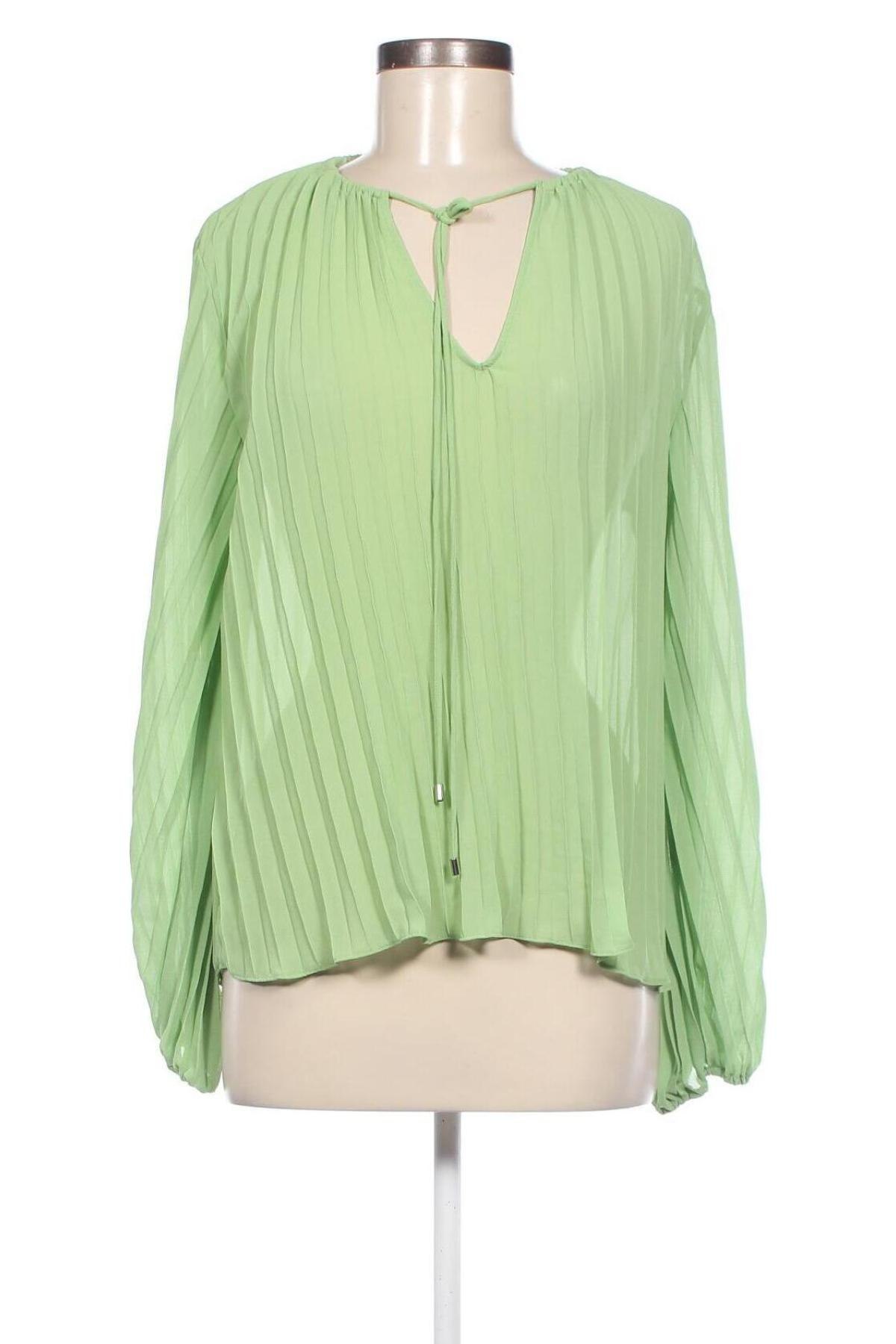 Дамска блуза Mango, Размер L, Цвят Зелен, Цена 27,90 лв.