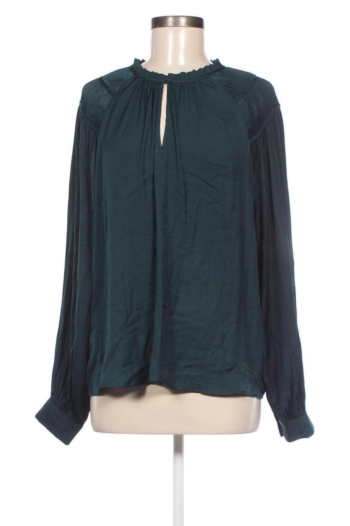 Дамска блуза Mango, Размер L, Цвят Зелен, Цена 14,85 лв.