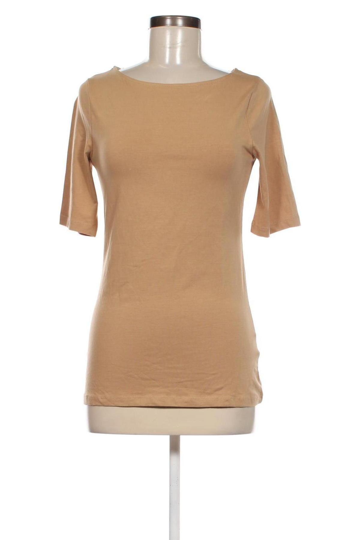 Γυναικεία μπλούζα Manguun, Μέγεθος S, Χρώμα  Μπέζ, Τιμή 4,70 €