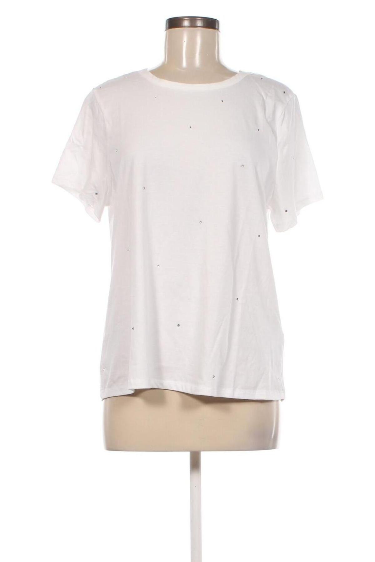 Damen Shirt Marks & Spencer, Größe L, Farbe Weiß, Preis 11,19 €