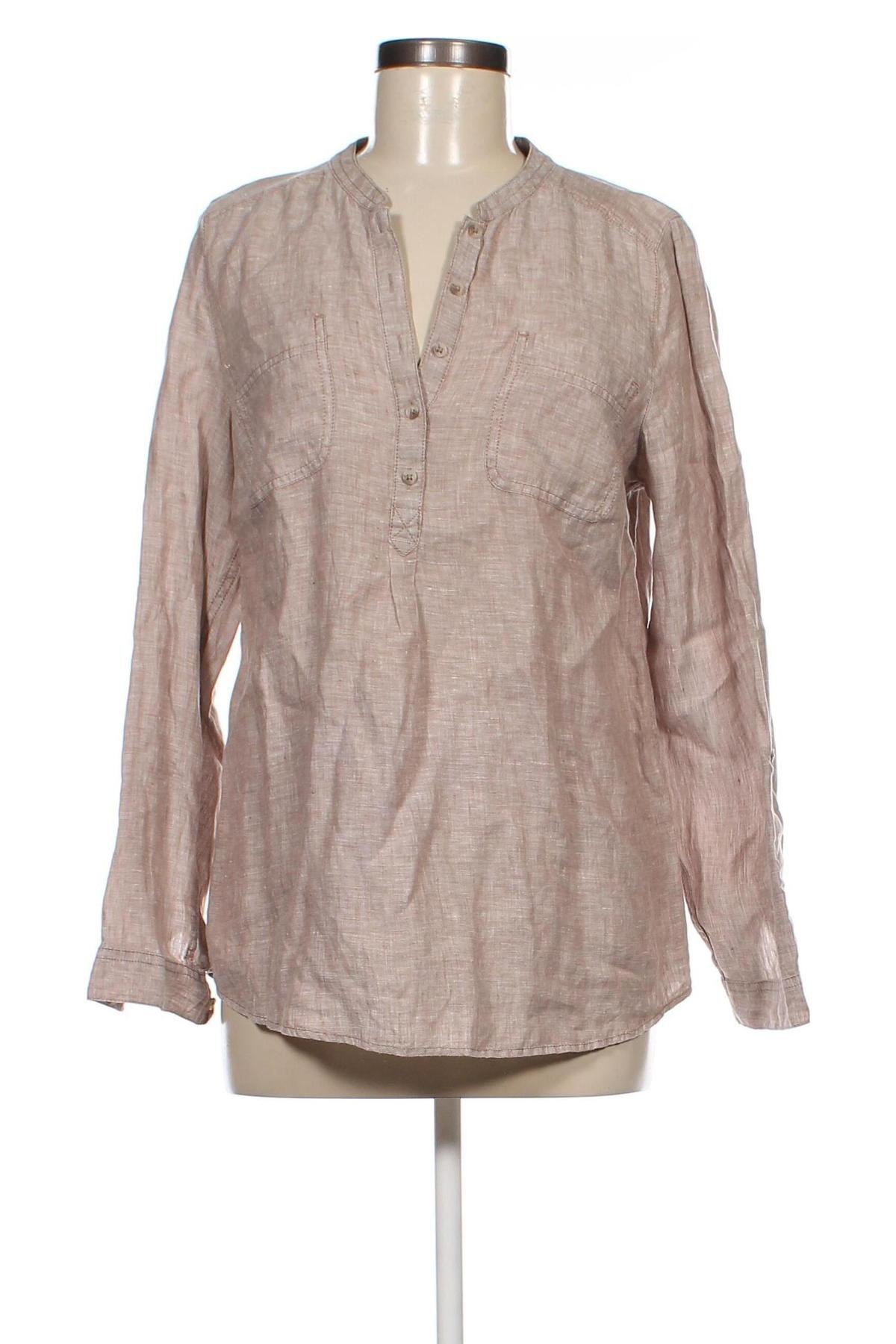 Дамска блуза Marks & Spencer, Размер L, Цвят Бежов, Цена 27,05 лв.