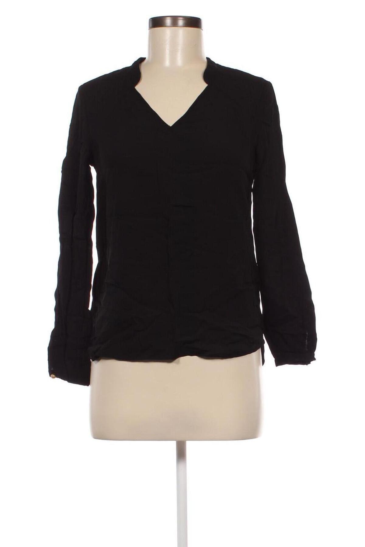 Дамска блуза Massimo Dutti, Размер S, Цвят Черен, Цена 27,36 лв.