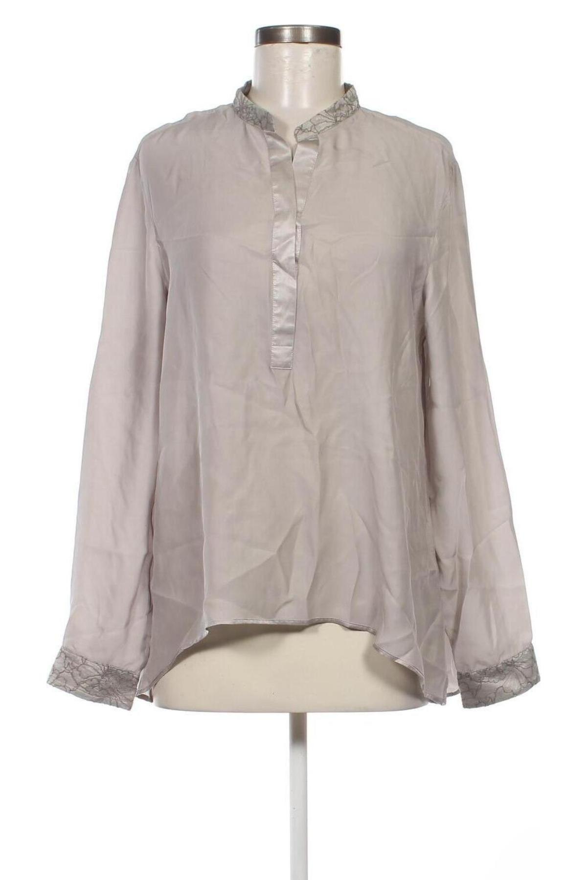 Γυναικεία μπλούζα Max Volmary, Μέγεθος L, Χρώμα Γκρί, Τιμή 24,46 €