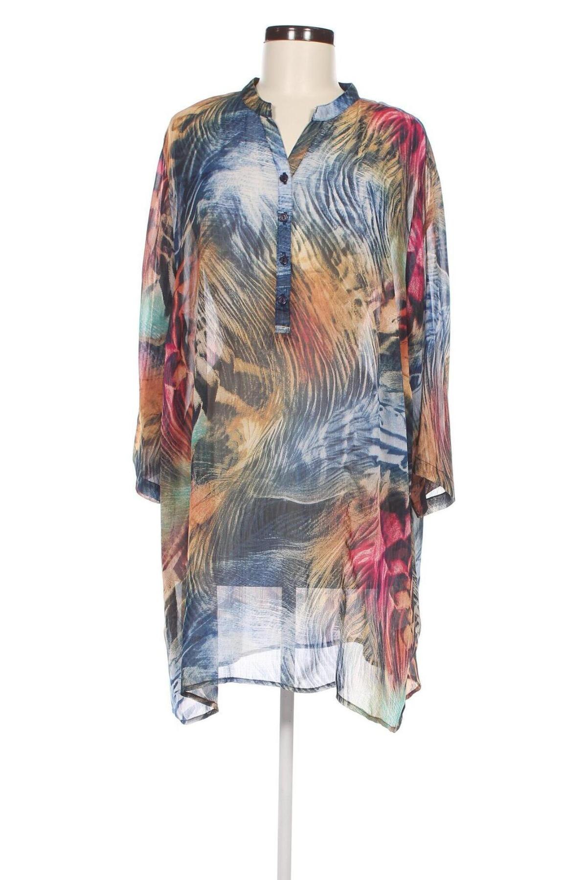 Γυναικεία μπλούζα Mia Moda, Μέγεθος 3XL, Χρώμα Πολύχρωμο, Τιμή 10,43 €