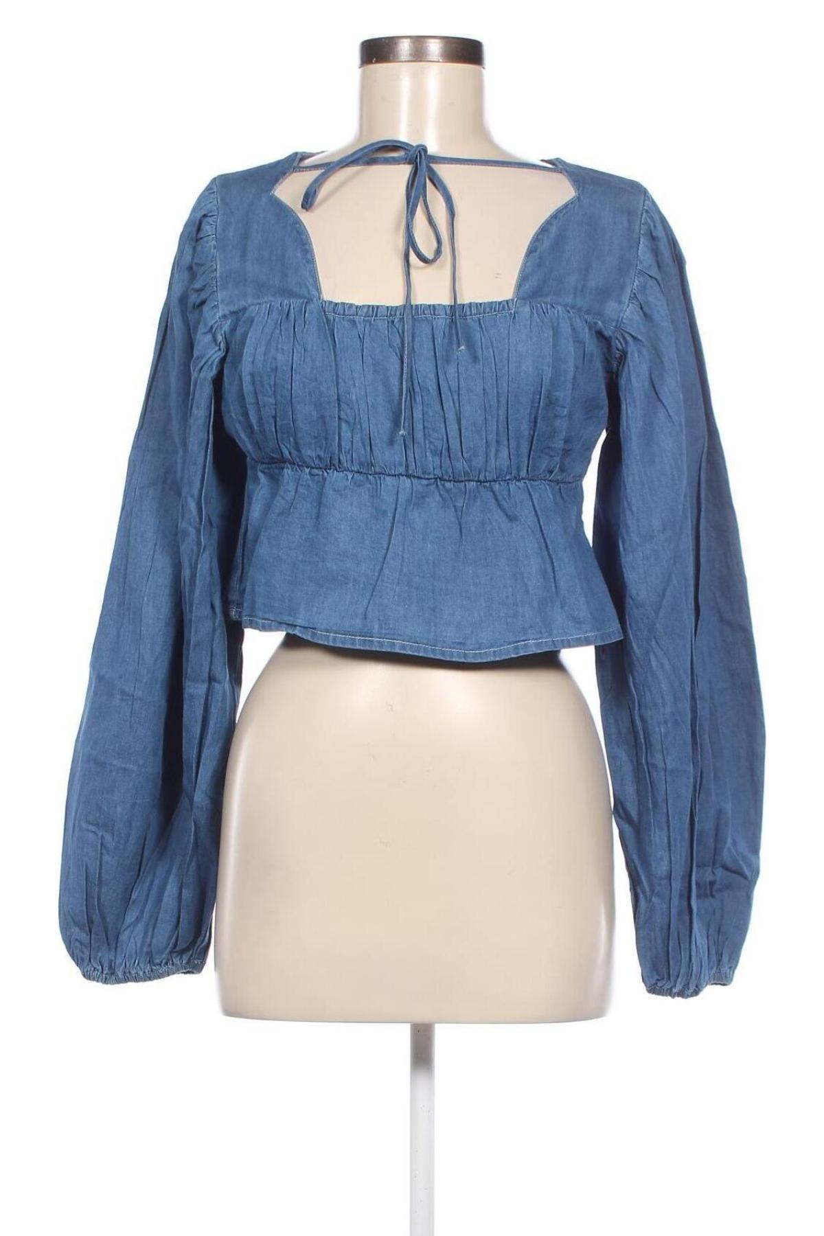 Γυναικεία μπλούζα Missguided, Μέγεθος M, Χρώμα Μπλέ, Τιμή 7,99 €