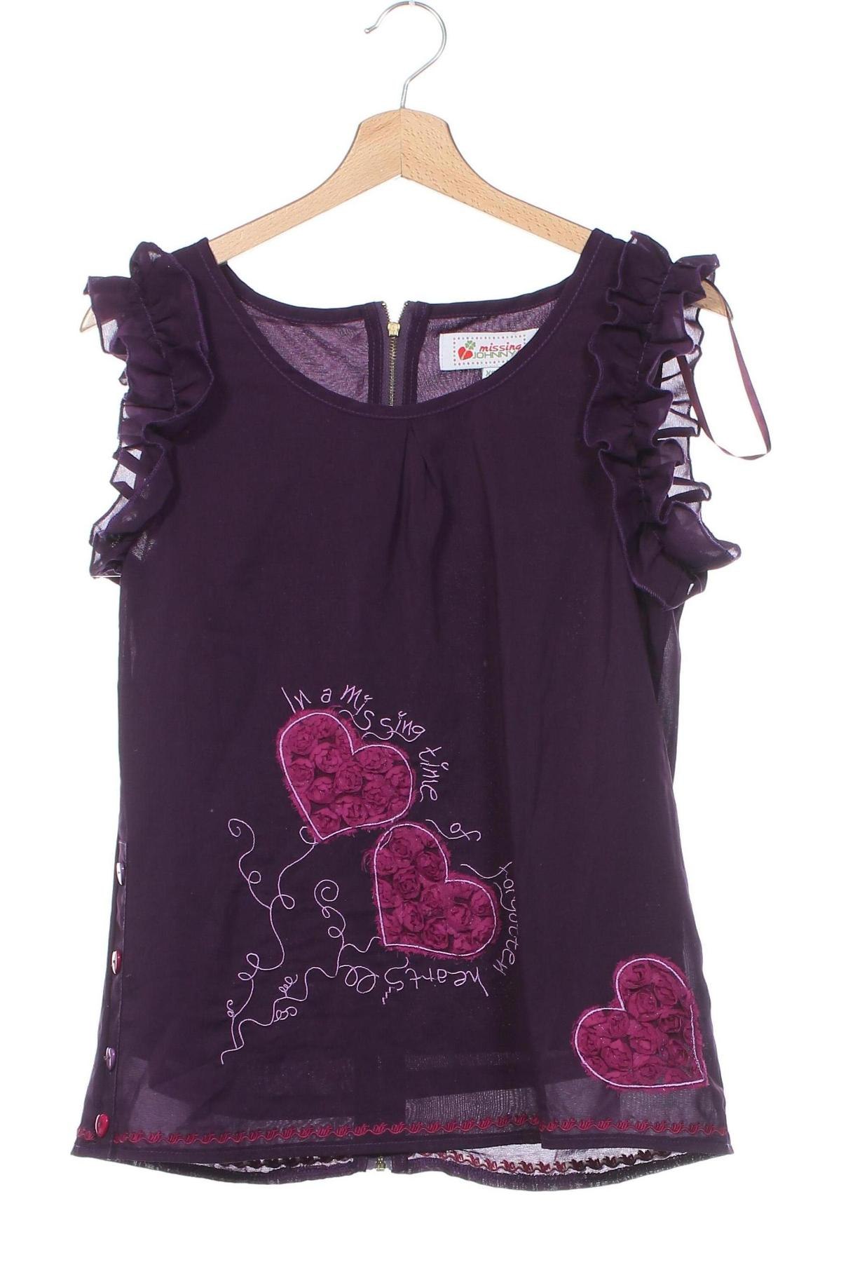 Damen Shirt Missing Johnny, Größe XS, Farbe Lila, Preis 4,69 €