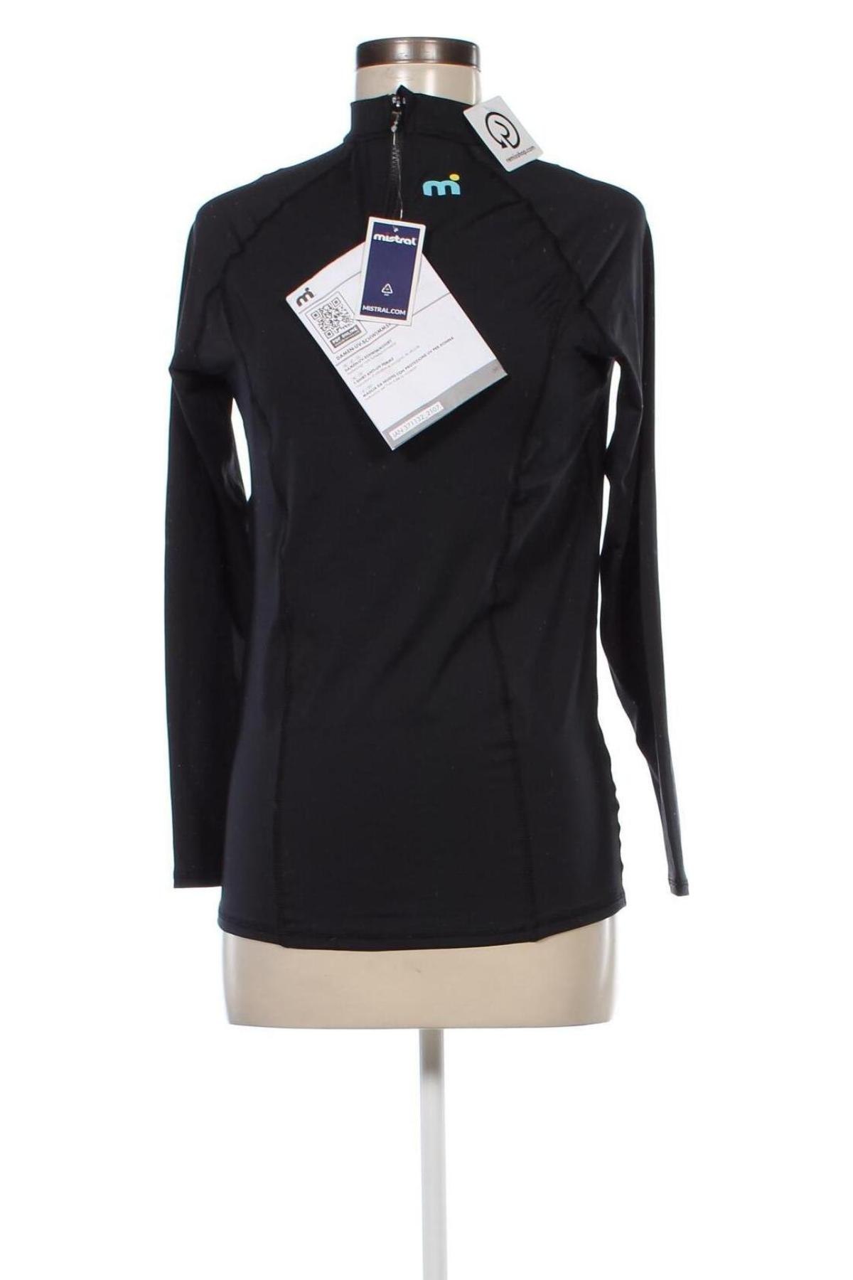 Γυναικεία μπλούζα Mistral, Μέγεθος M, Χρώμα Μαύρο, Τιμή 14,10 €