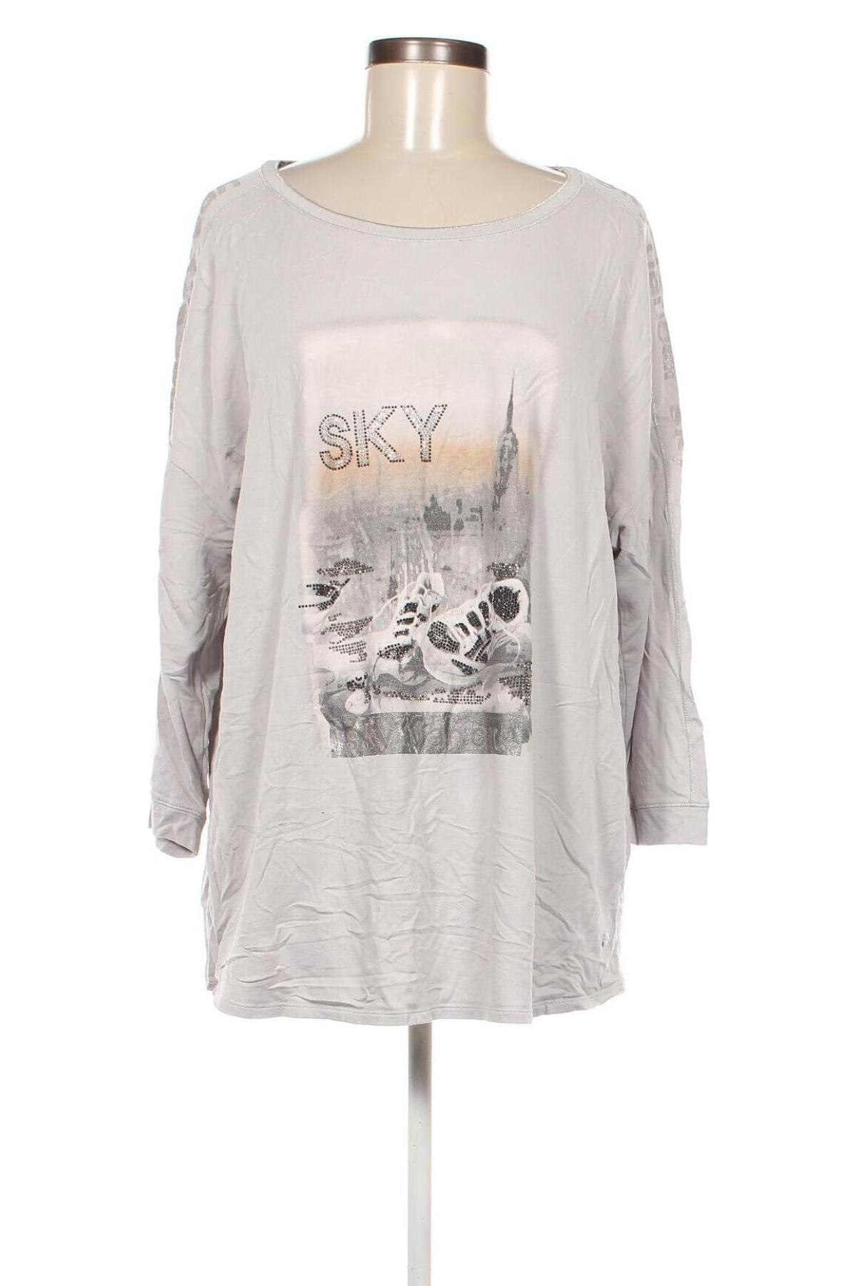 Damen Shirt Monari, Größe XL, Farbe Grau, Preis 18,37 €