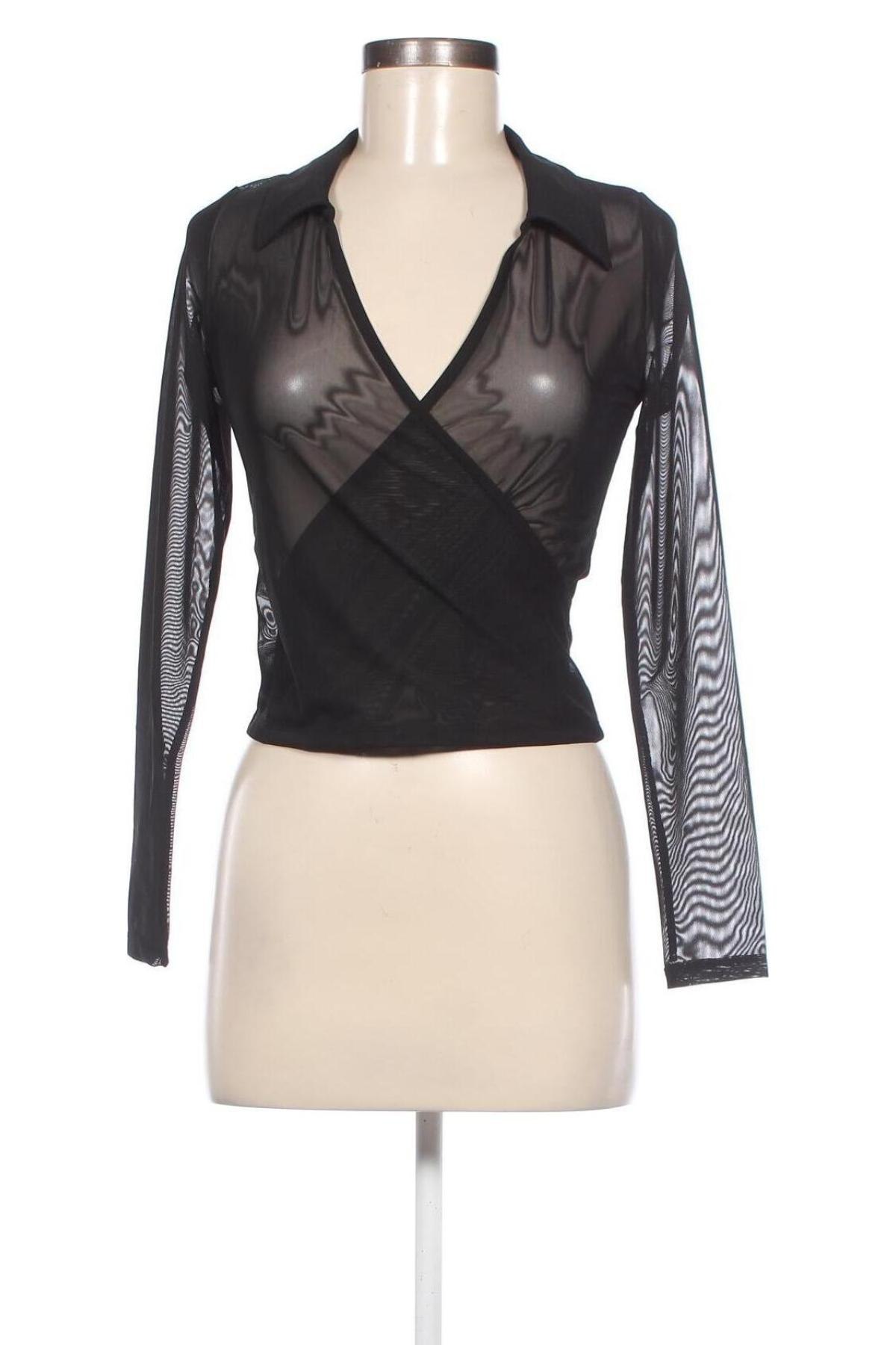 Γυναικεία μπλούζα Monki, Μέγεθος S, Χρώμα Μαύρο, Τιμή 7,48 €