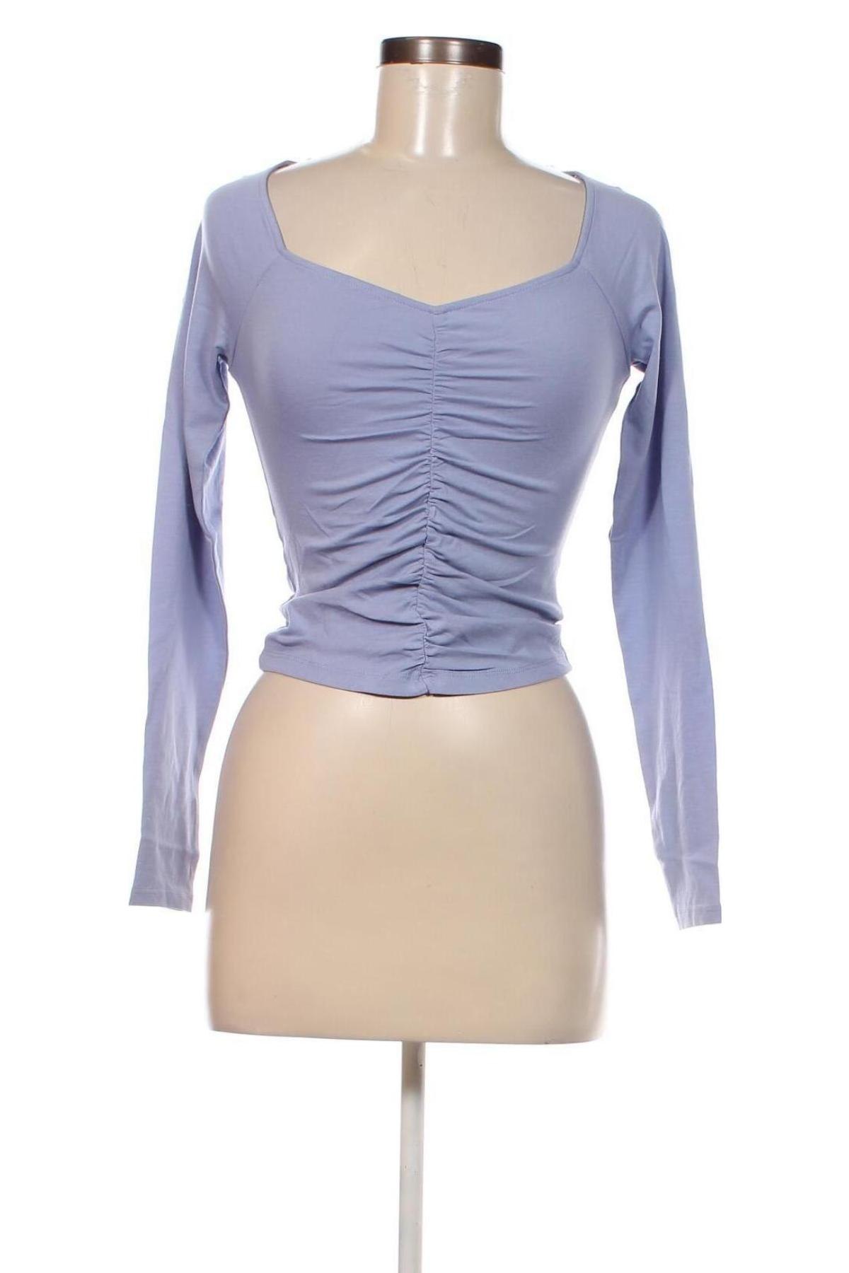 Γυναικεία μπλούζα Monki, Μέγεθος XXS, Χρώμα Μπλέ, Τιμή 5,98 €
