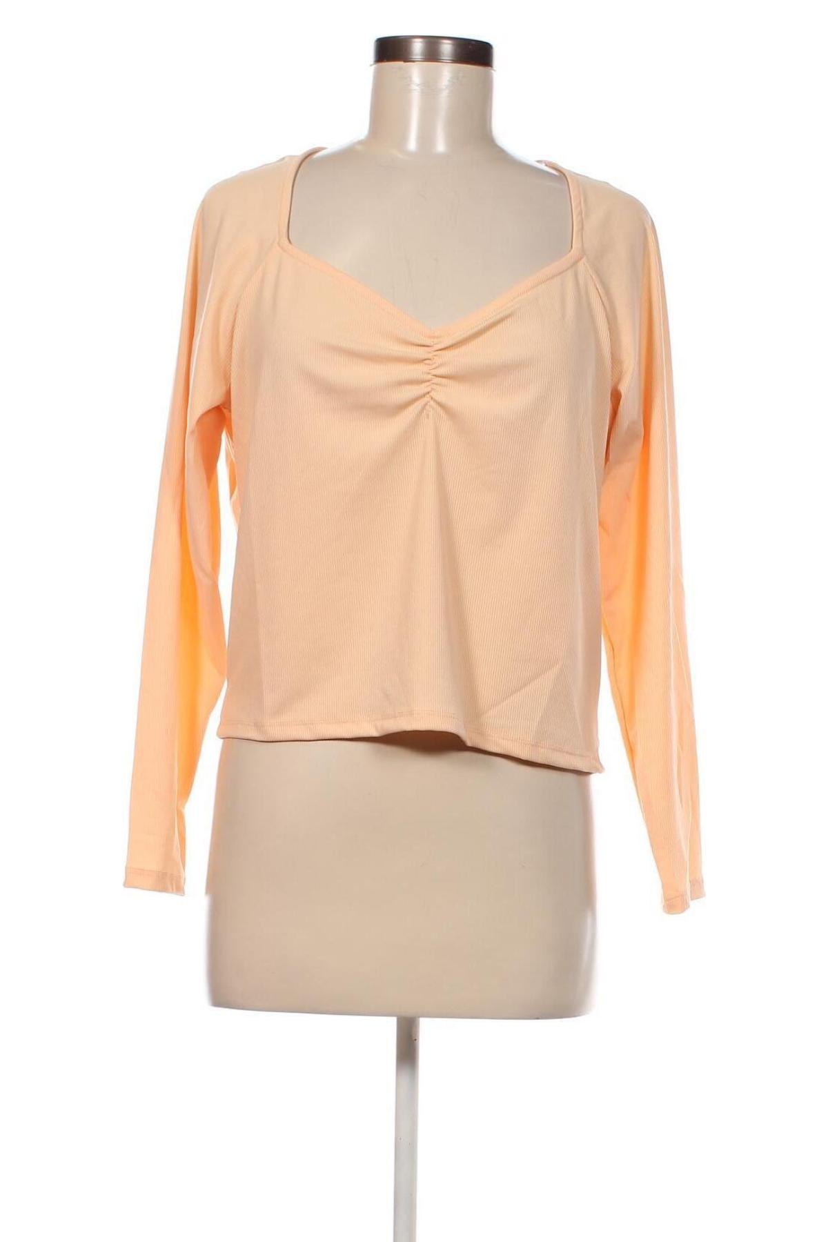 Γυναικεία μπλούζα Monki, Μέγεθος XL, Χρώμα Πορτοκαλί, Τιμή 8,22 €