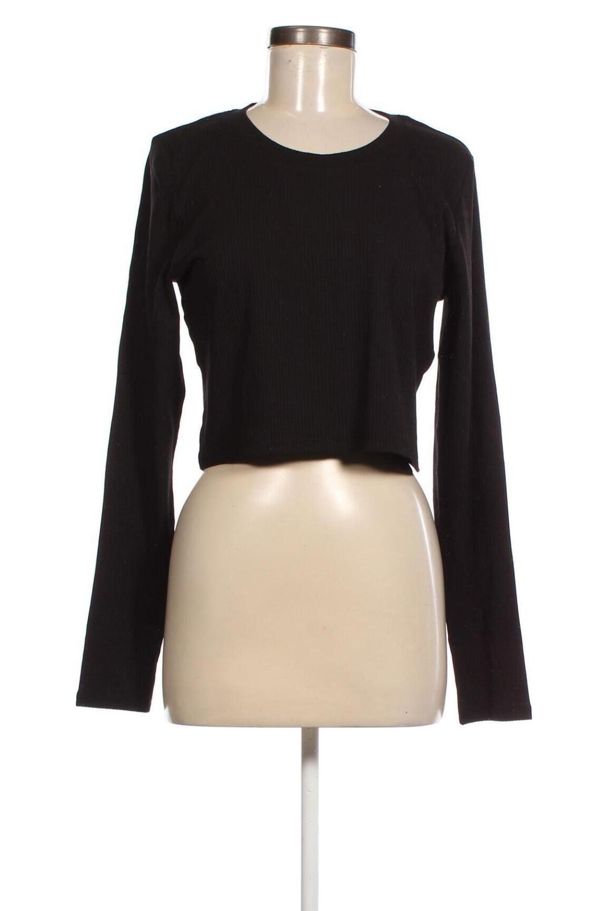 Γυναικεία μπλούζα Monki, Μέγεθος XL, Χρώμα Μαύρο, Τιμή 8,22 €