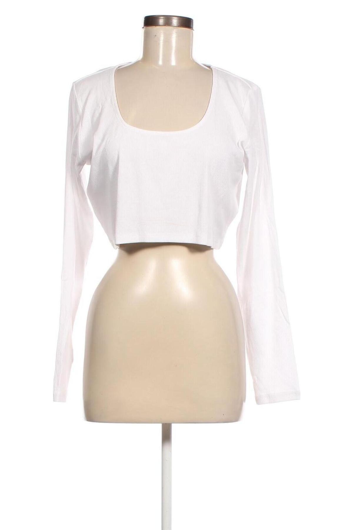 Γυναικεία μπλούζα Monki, Μέγεθος XXL, Χρώμα Λευκό, Τιμή 8,22 €