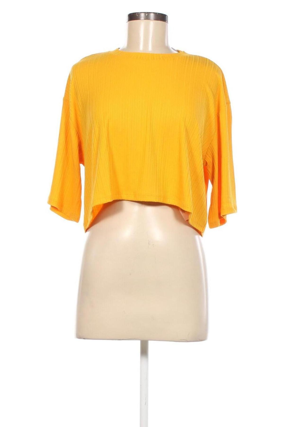 Γυναικεία μπλούζα Monki, Μέγεθος L, Χρώμα Κίτρινο, Τιμή 4,95 €
