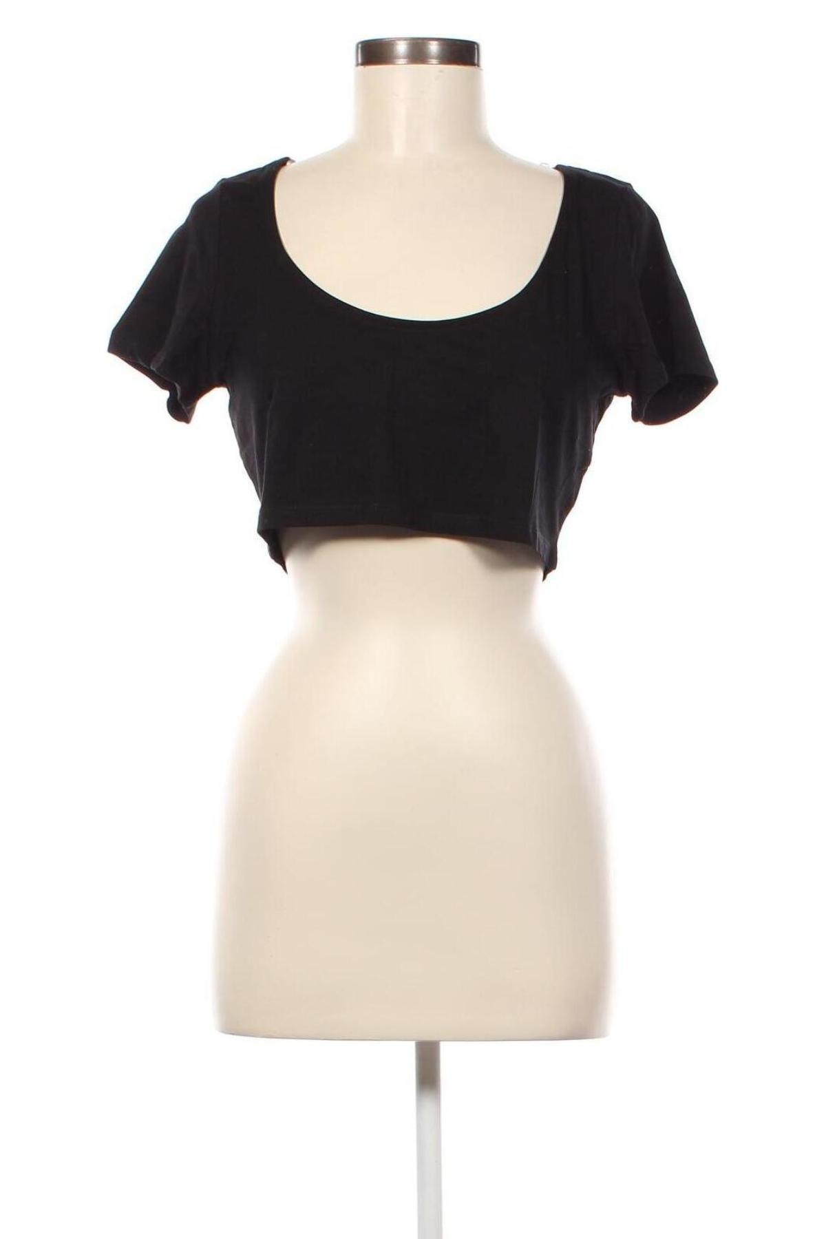 Γυναικεία μπλούζα Monki, Μέγεθος L, Χρώμα Μαύρο, Τιμή 5,57 €