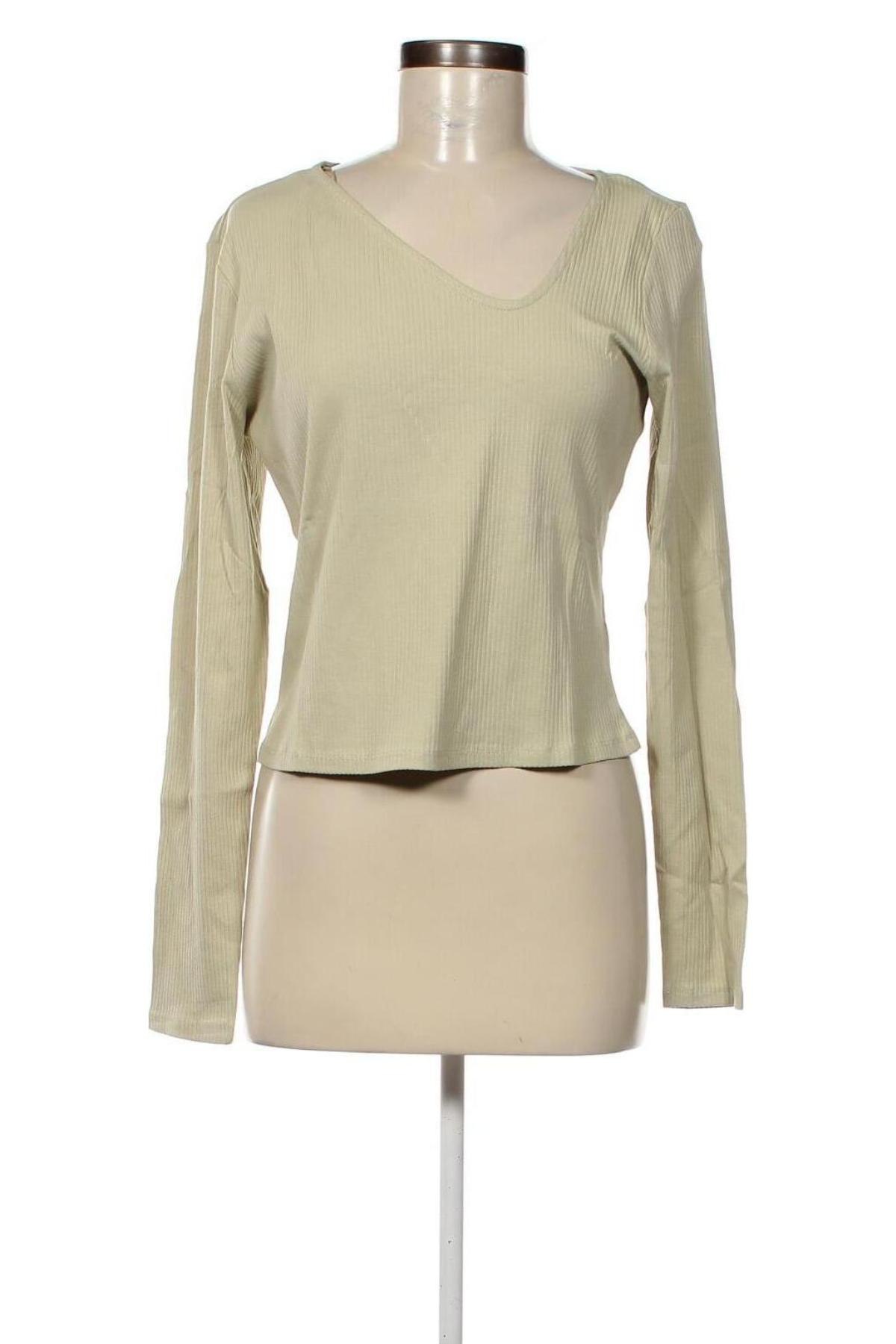 Γυναικεία μπλούζα Monki, Μέγεθος XL, Χρώμα Πράσινο, Τιμή 8,22 €