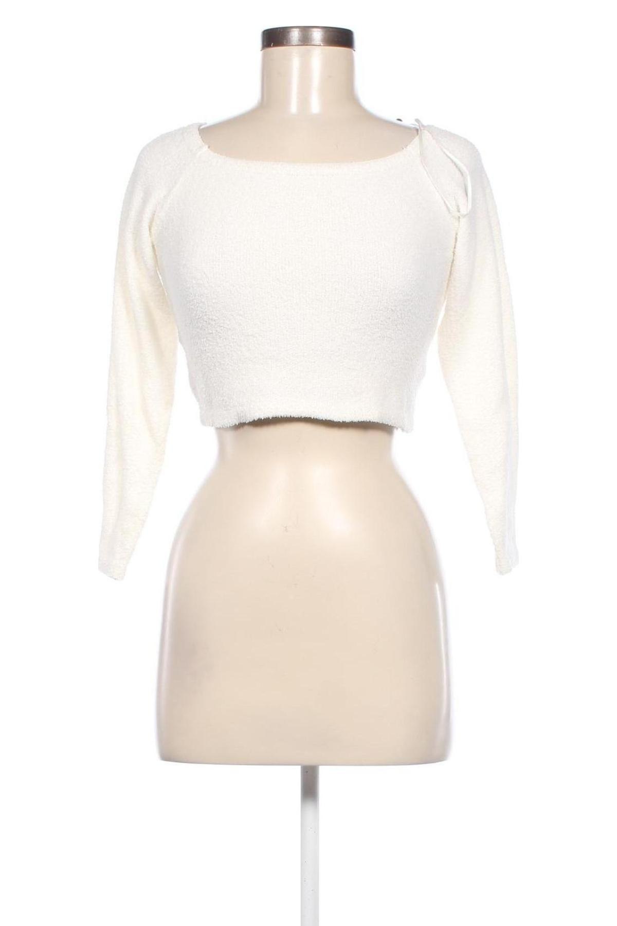 Γυναικεία μπλούζα Monki, Μέγεθος S, Χρώμα Λευκό, Τιμή 7,48 €