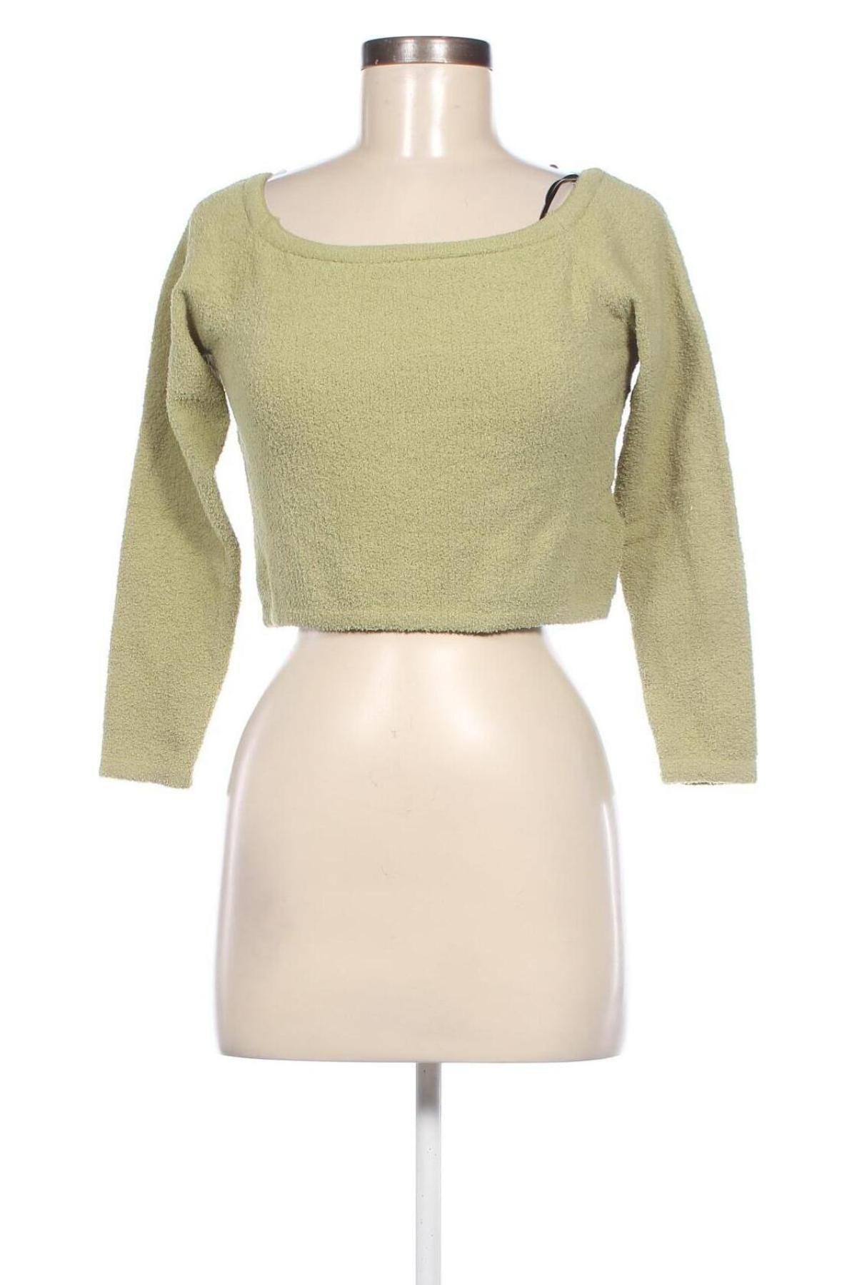 Γυναικεία μπλούζα Monki, Μέγεθος M, Χρώμα Πράσινο, Τιμή 7,48 €