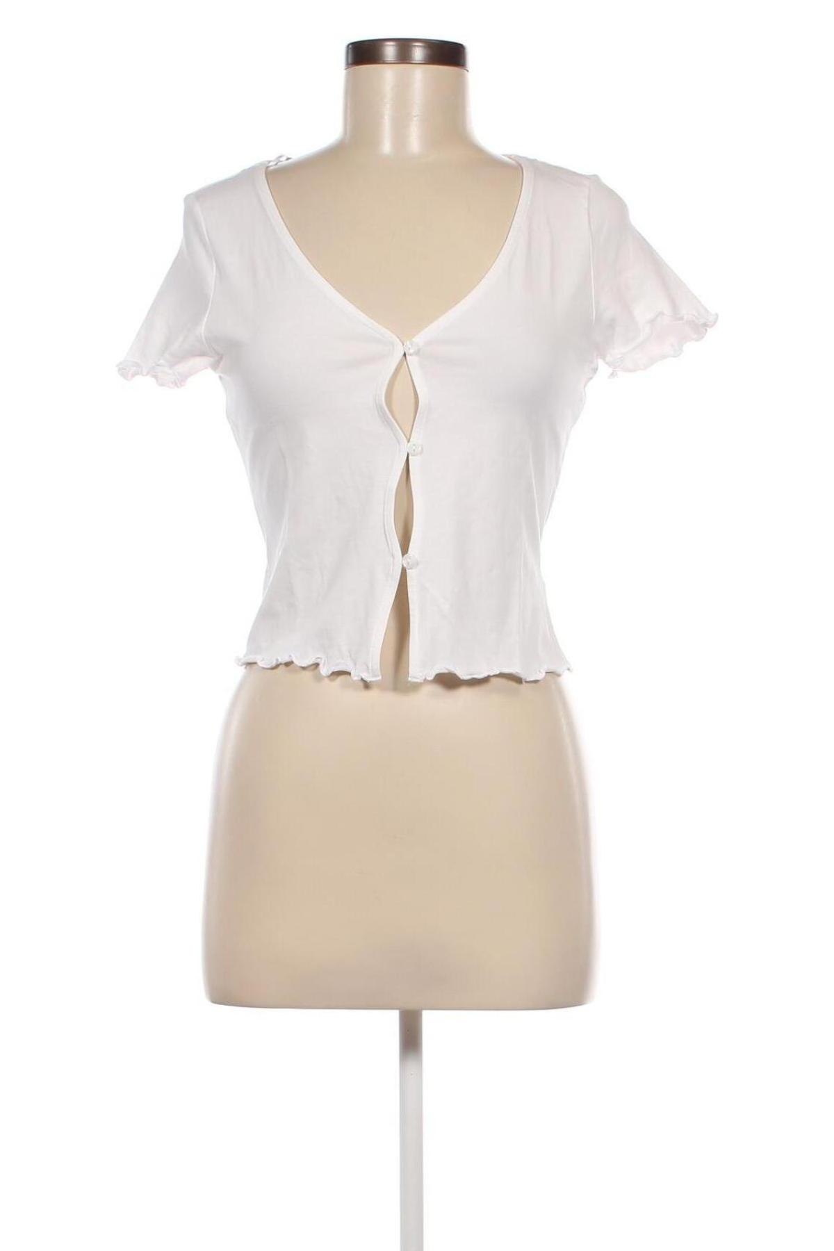 Damen Shirt Monki, Größe M, Farbe Weiß, Preis 5,81 €