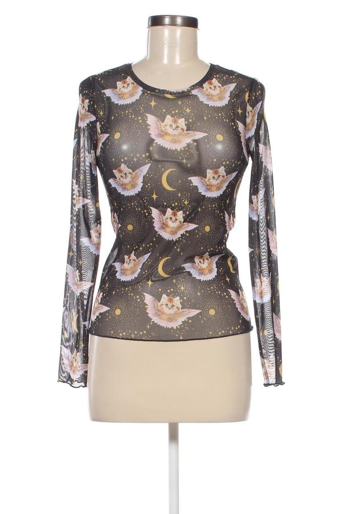 Γυναικεία μπλούζα Monki, Μέγεθος XS, Χρώμα Πολύχρωμο, Τιμή 4,42 €