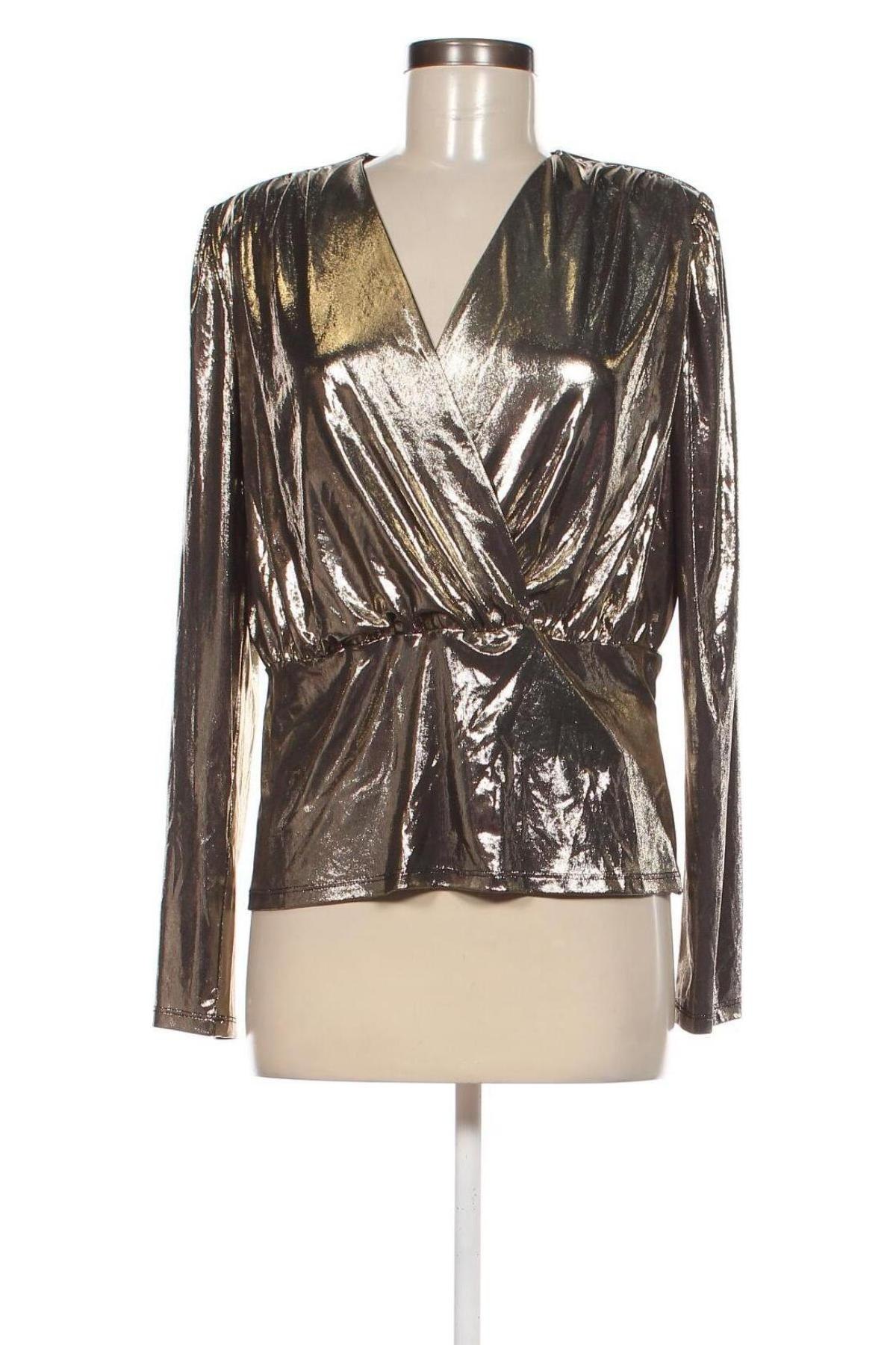 Γυναικεία μπλούζα Morgan, Μέγεθος XL, Χρώμα Χρυσαφί, Τιμή 12,62 €