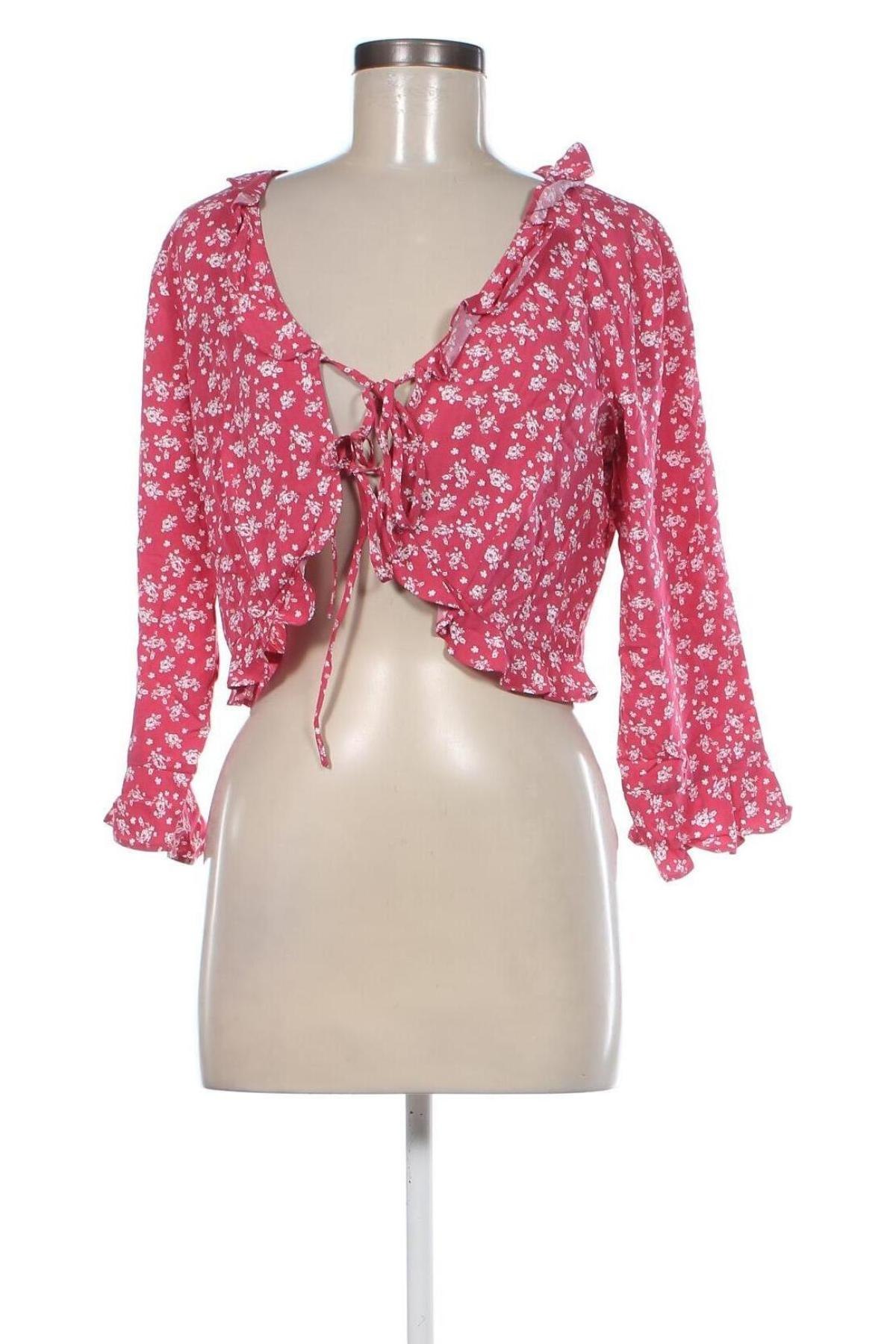 Γυναικεία μπλούζα NA-KD, Μέγεθος L, Χρώμα Ρόζ , Τιμή 15,88 €