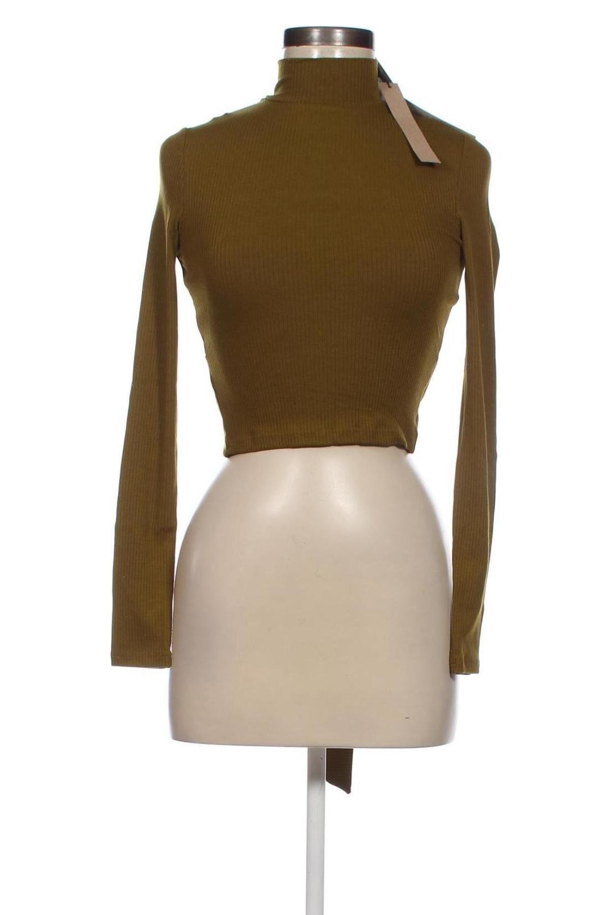 Дамска блуза NA-KD, Размер XXS, Цвят Зелен, Цена 30,80 лв.