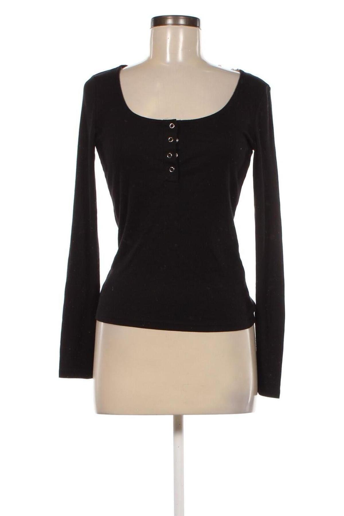 Дамска блуза NA-KD, Размер M, Цвят Черен, Цена 17,00 лв.