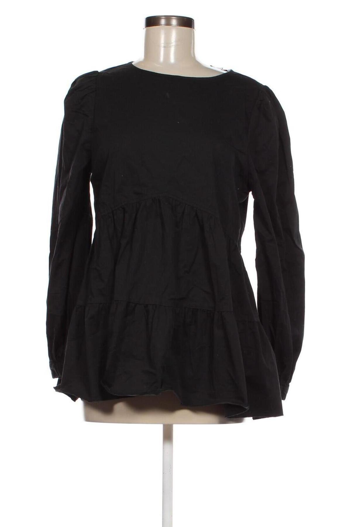 Дамска блуза NA-KD, Размер M, Цвят Черен, Цена 18,70 лв.