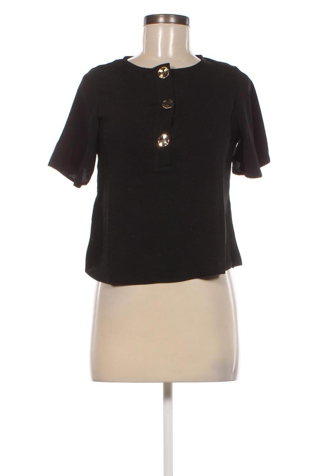 Γυναικεία μπλούζα New Look, Μέγεθος S, Χρώμα Μαύρο, Τιμή 5,27 €