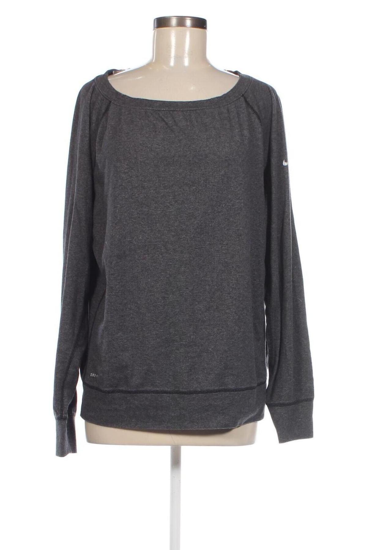 Γυναικεία μπλούζα Nike, Μέγεθος L, Χρώμα Γκρί, Τιμή 21,03 €