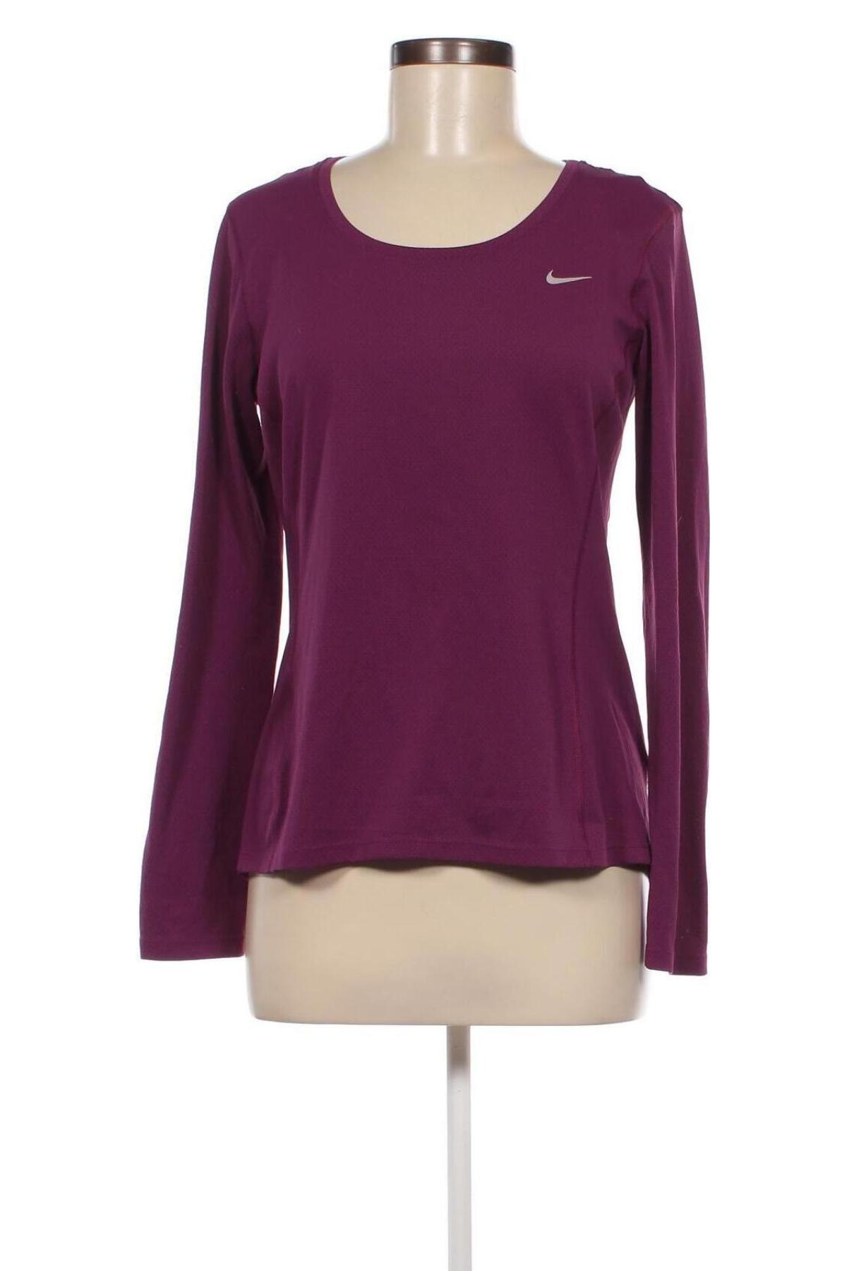Дамска блуза Nike Running, Размер M, Цвят Лилав, Цена 18,70 лв.