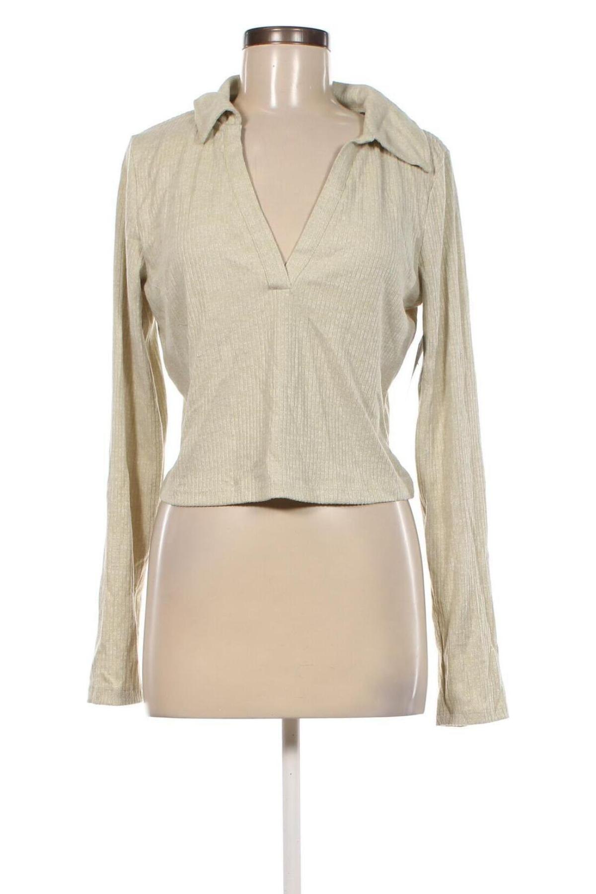 Дамска блуза Nly Trend, Размер XL, Цвят Зелен, Цена 18,60 лв.