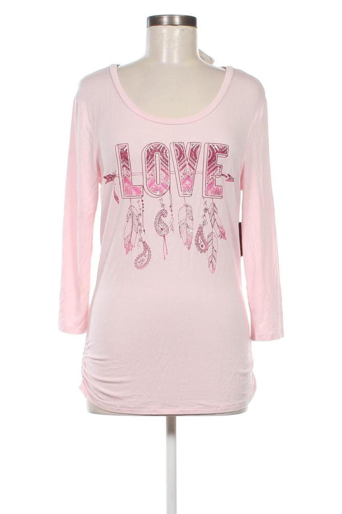 Γυναικεία μπλούζα No Boundaries, Μέγεθος L, Χρώμα Ρόζ , Τιμή 9,52 €