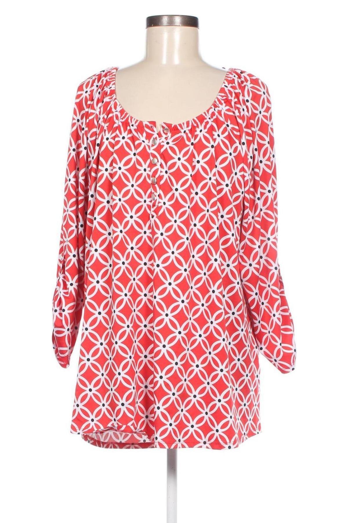 Γυναικεία μπλούζα Notations, Μέγεθος 3XL, Χρώμα Κόκκινο, Τιμή 10,58 €