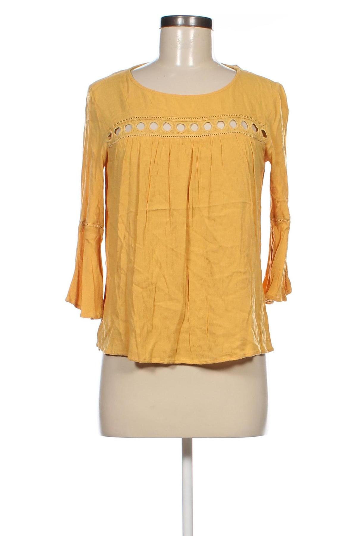 Γυναικεία μπλούζα ONLY, Μέγεθος S, Χρώμα Κίτρινο, Τιμή 6,00 €