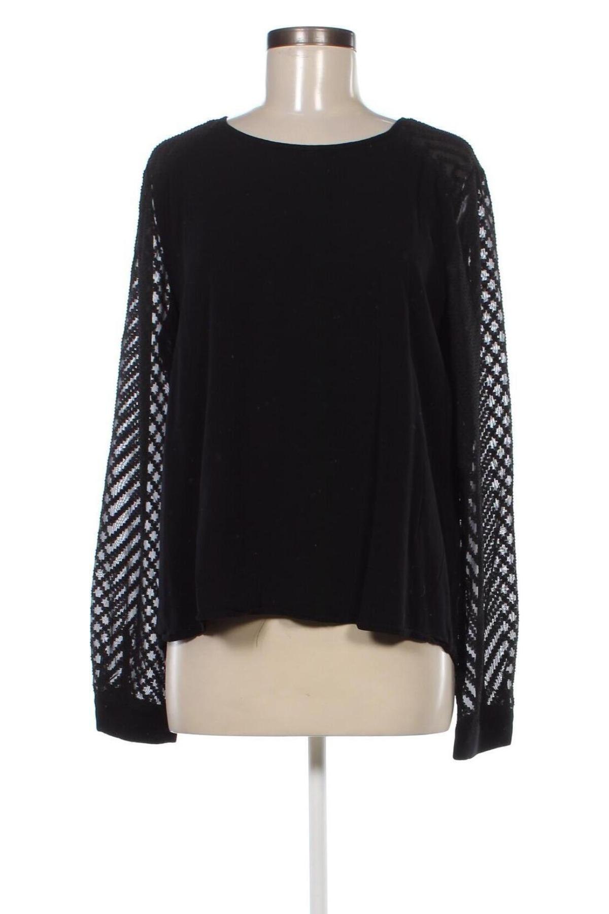 Γυναικεία μπλούζα Object, Μέγεθος XL, Χρώμα Μαύρο, Τιμή 19,85 €