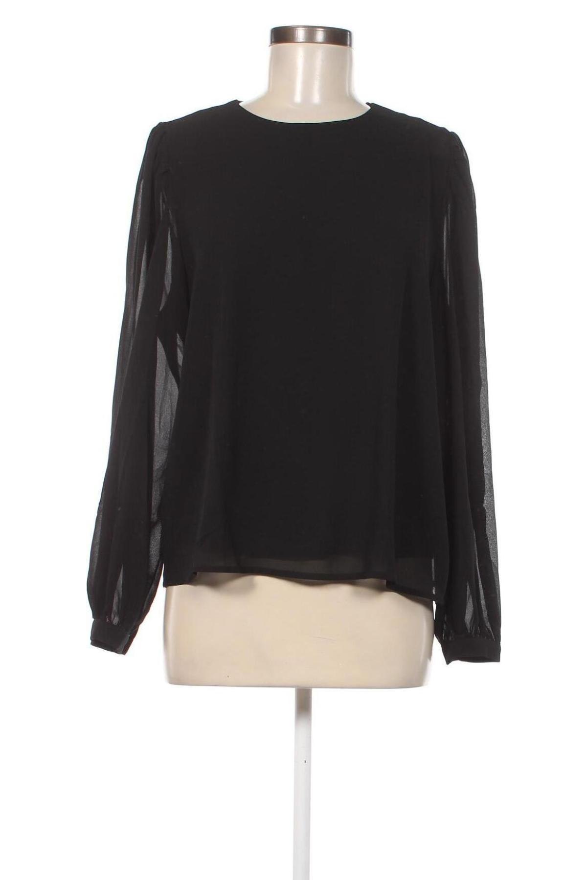 Γυναικεία μπλούζα Object, Μέγεθος XL, Χρώμα Μαύρο, Τιμή 17,86 €