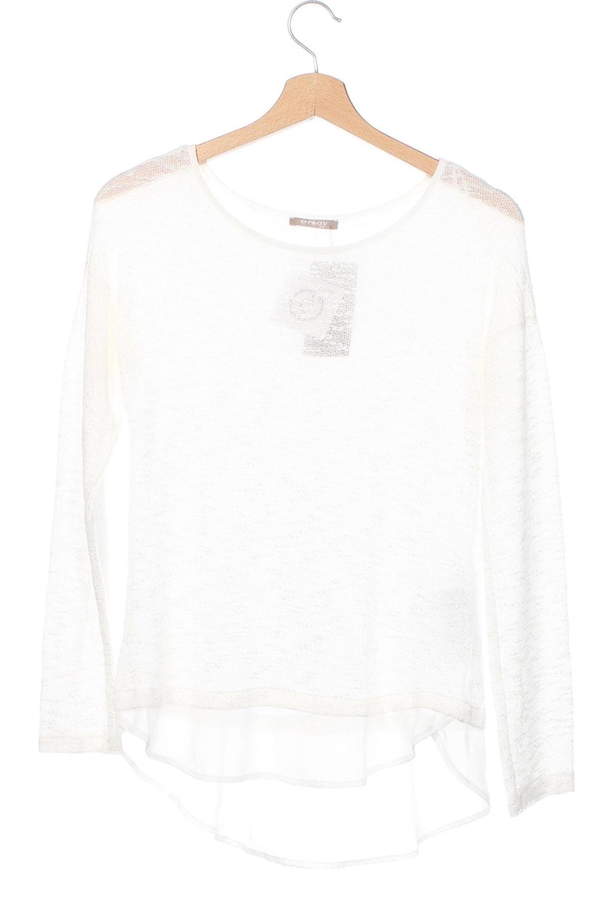 Γυναικεία μπλούζα Orsay, Μέγεθος XS, Χρώμα Λευκό, Τιμή 9,50 €