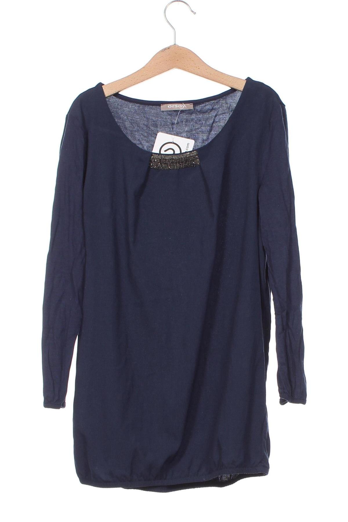 Дамска блуза Orsay, Размер XS, Цвят Син, Цена 11,29 лв.