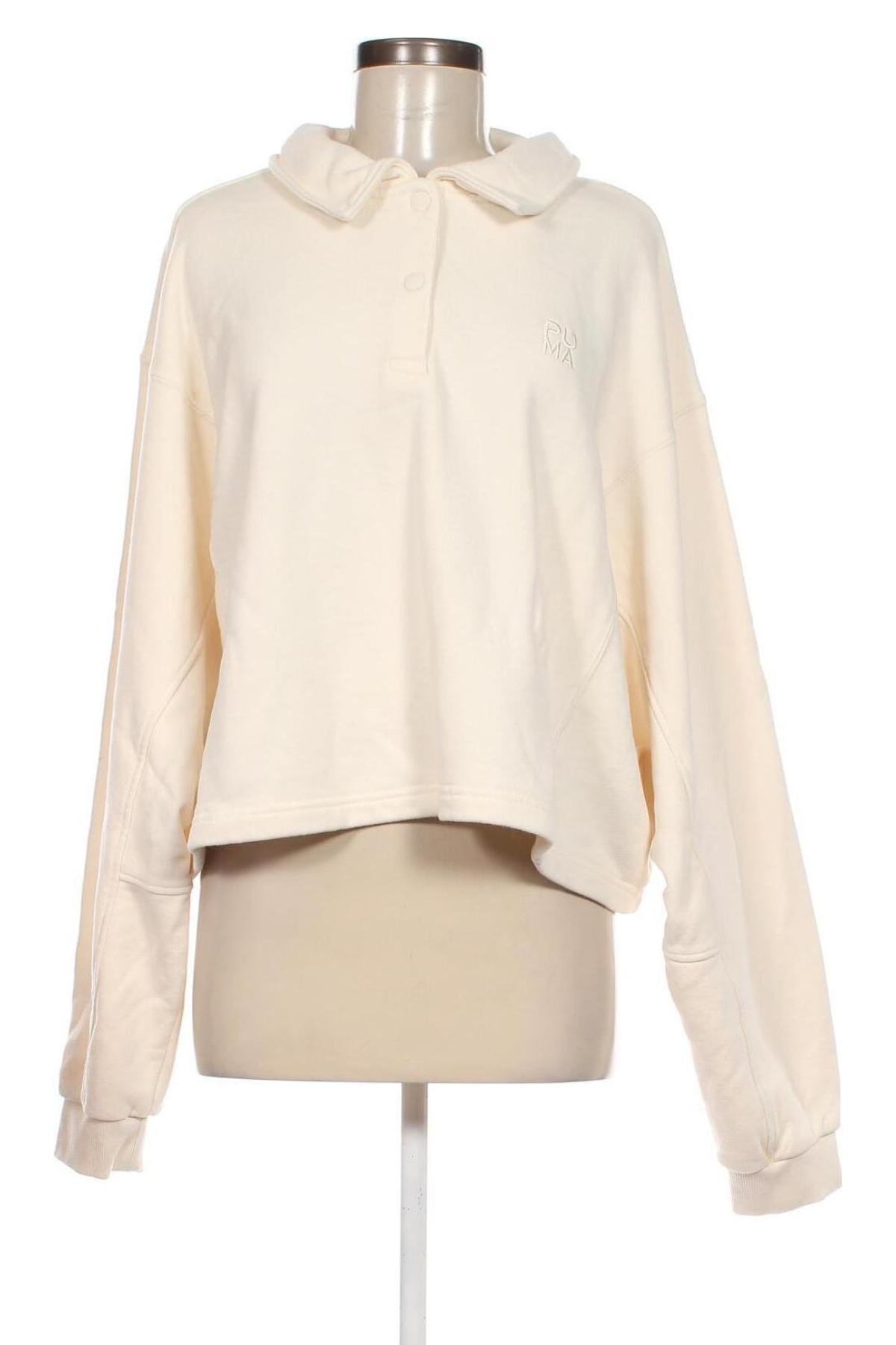 Дамска блуза PUMA, Размер 3XL, Цвят Екрю, Цена 59,40 лв.