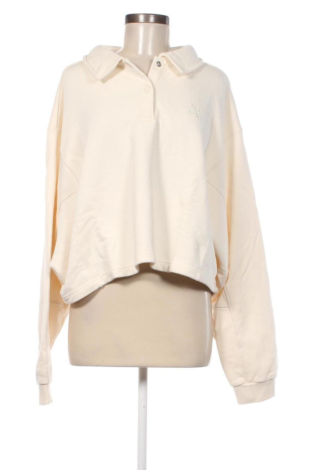 Дамска блуза PUMA, Размер XXL, Цвят Екрю, Цена 34,65 лв.