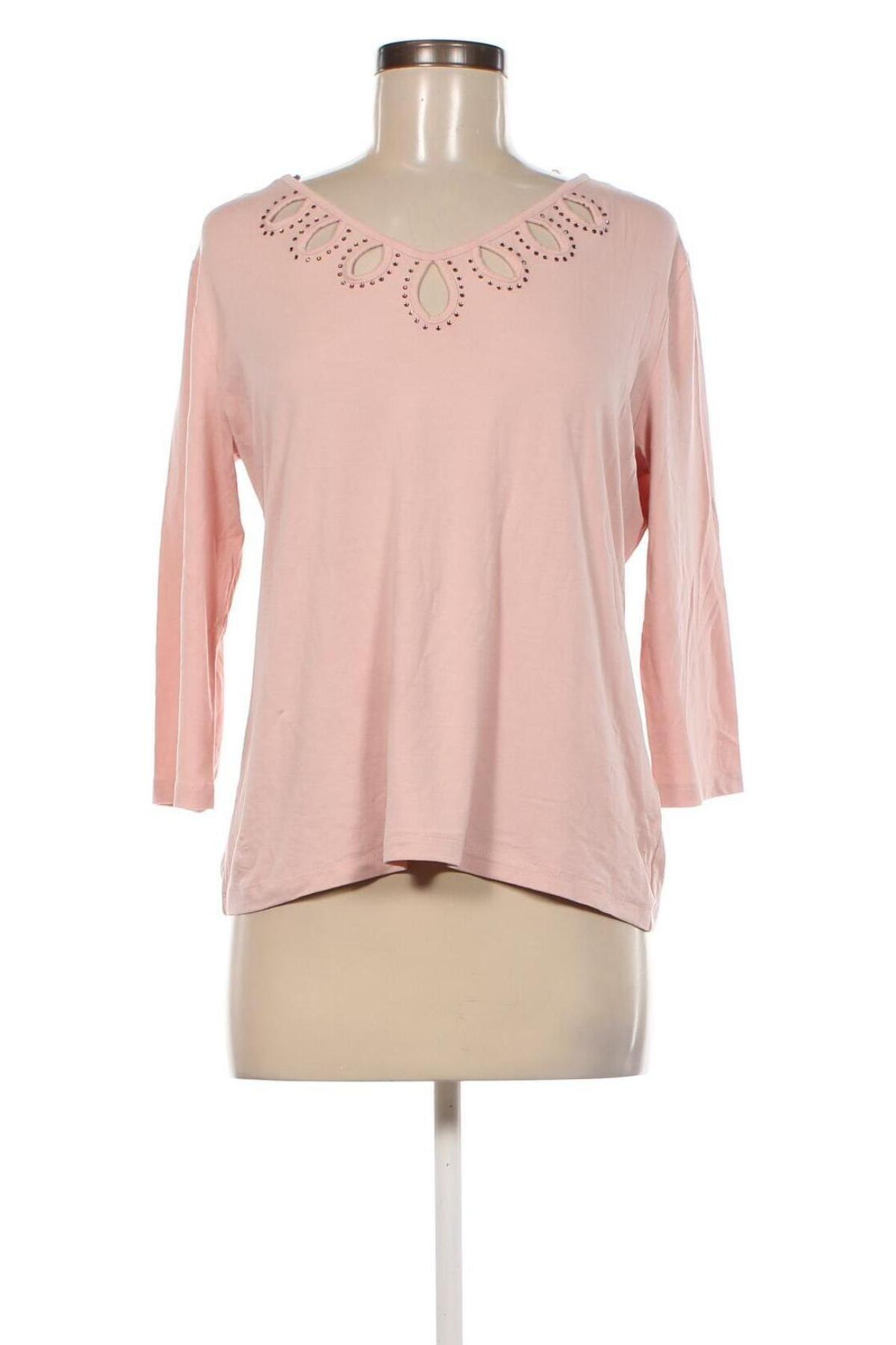 Дамска блуза Patrizia Dini, Размер L, Цвят Розов, Цена 8,50 лв.