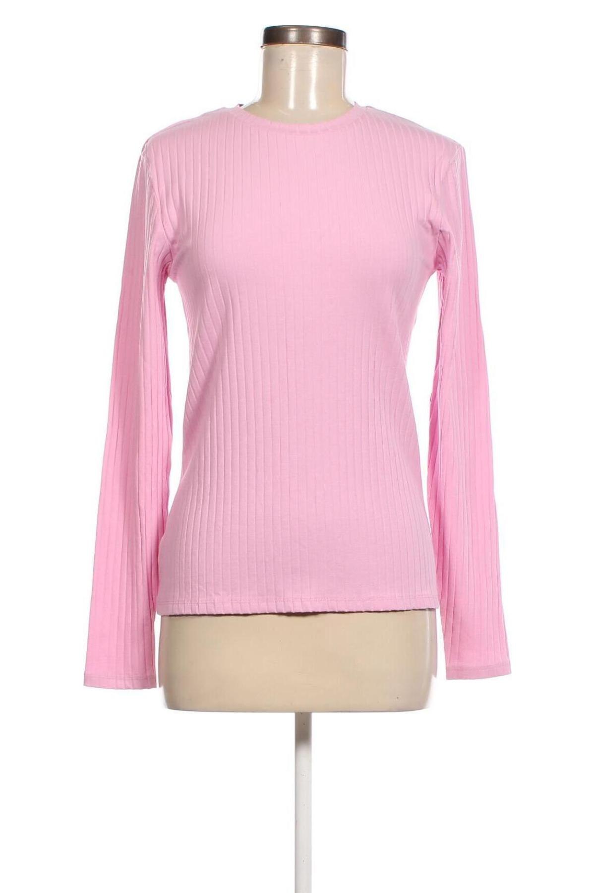 Γυναικεία μπλούζα Pieces, Μέγεθος M, Χρώμα Ρόζ , Τιμή 11,86 €