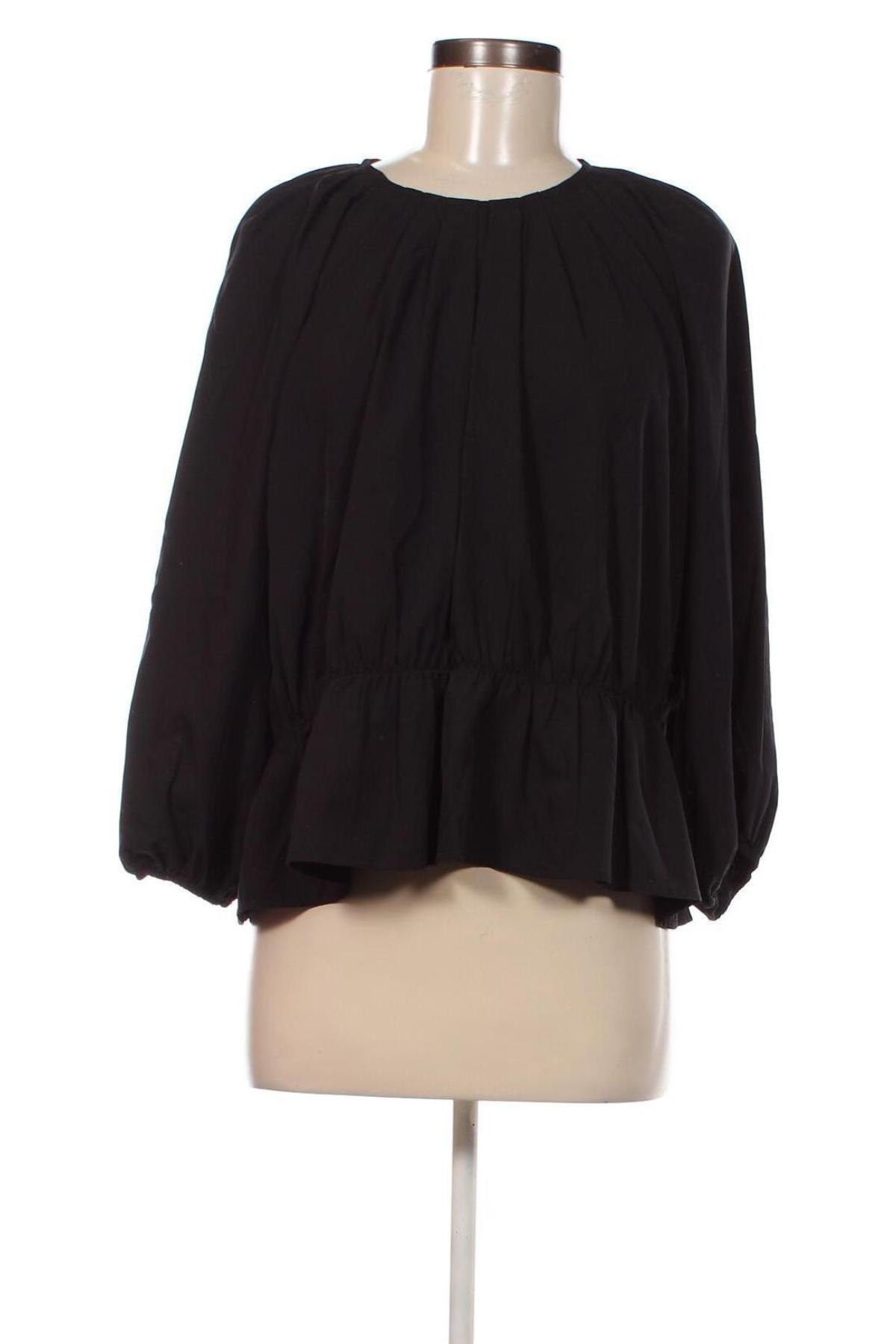 Дамска блуза Pieces, Размер XL, Цвят Черен, Цена 25,30 лв.