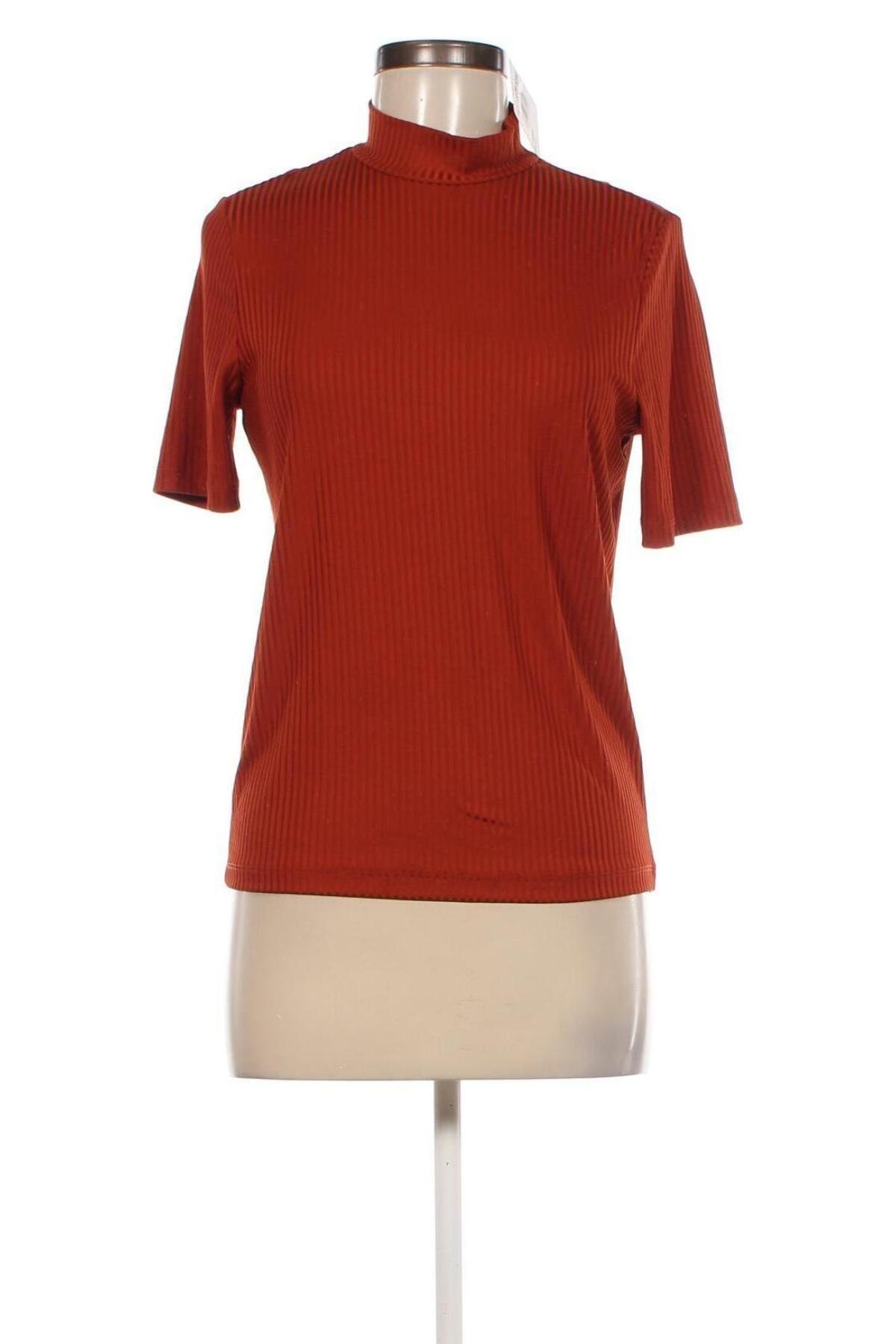 Дамска блуза Pieces, Размер XS, Цвят Оранжев, Цена 9,00 лв.