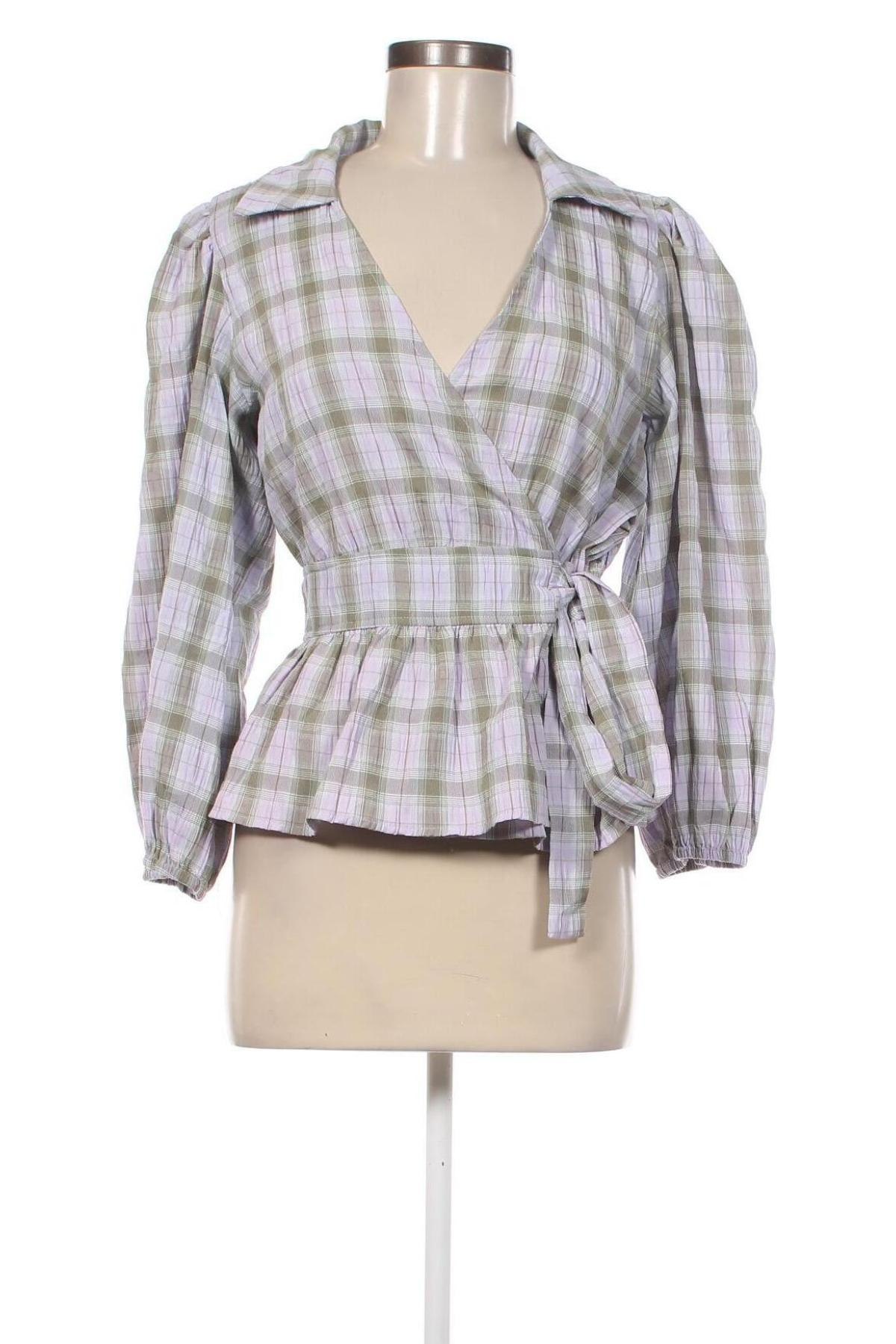 Дамска блуза Pieces, Размер M, Цвят Многоцветен, Цена 9,00 лв.