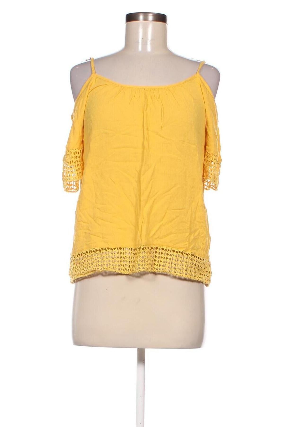 Γυναικεία μπλούζα Pigalle, Μέγεθος S, Χρώμα Κίτρινο, Τιμή 5,83 €