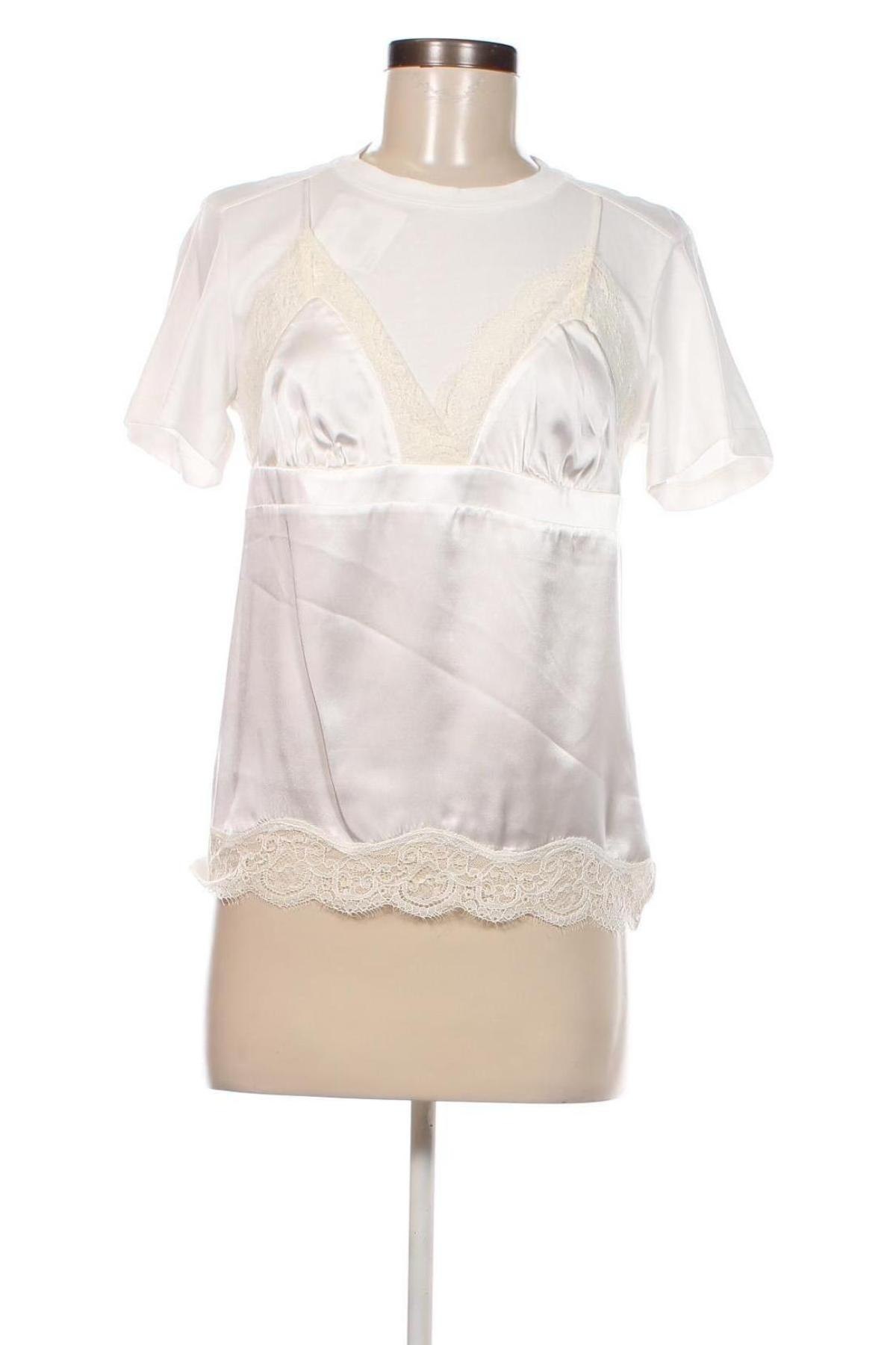 Γυναικεία μπλούζα Pinko, Μέγεθος XS, Χρώμα Λευκό, Τιμή 64,92 €