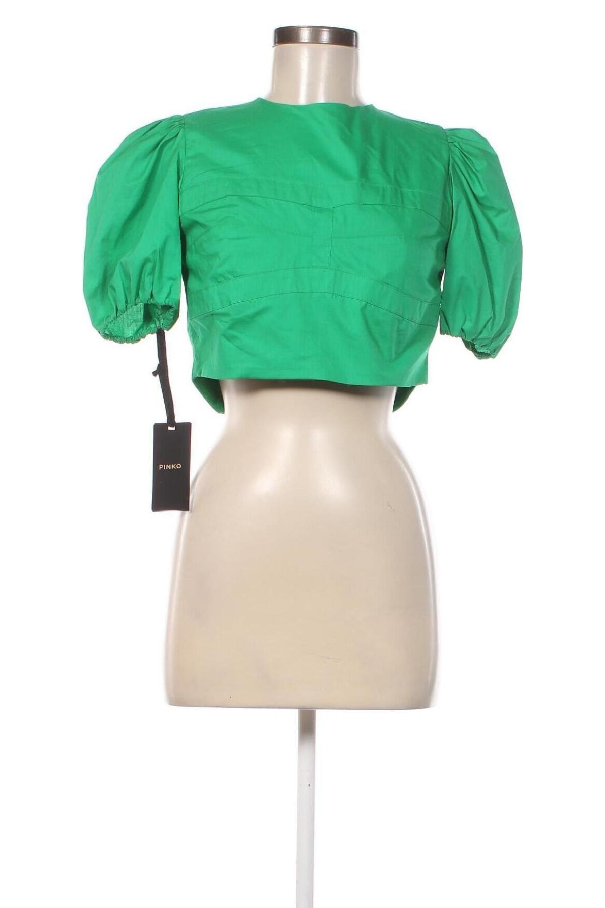 Bluză de femei Pinko, Mărime XS, Culoare Verde, Preț 414,31 Lei